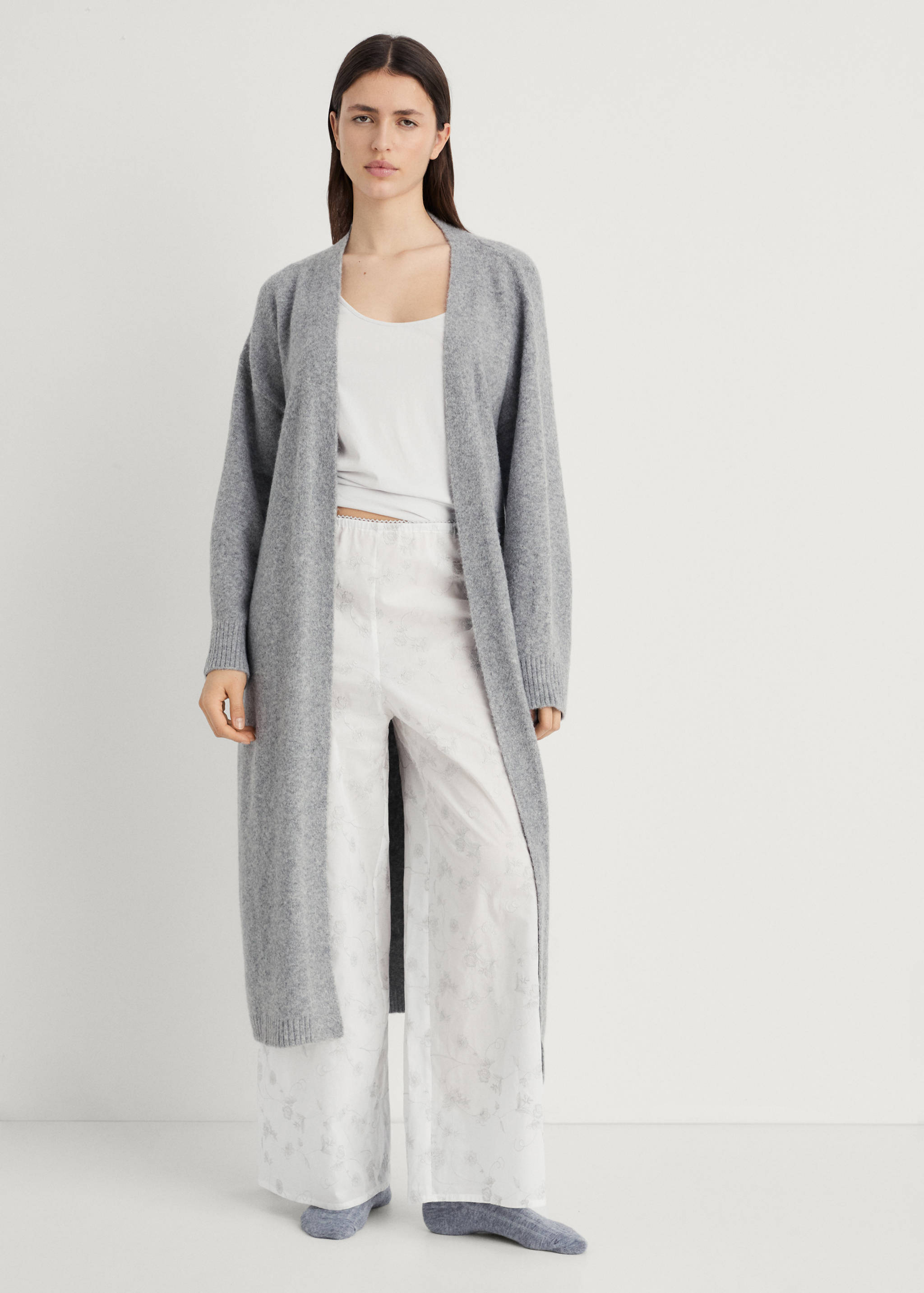 Embroidered pajama pants - General plane