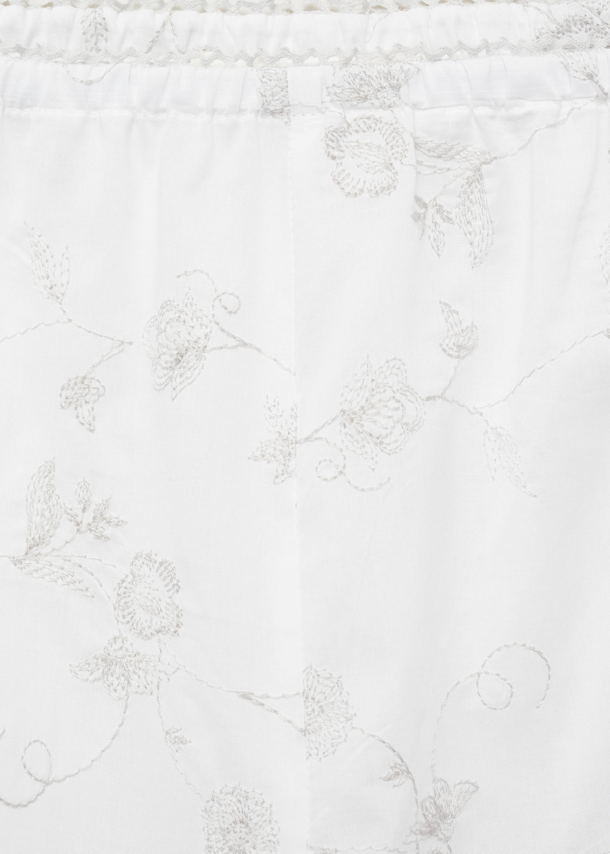 Embroidered pajama pants - Details of the article 8