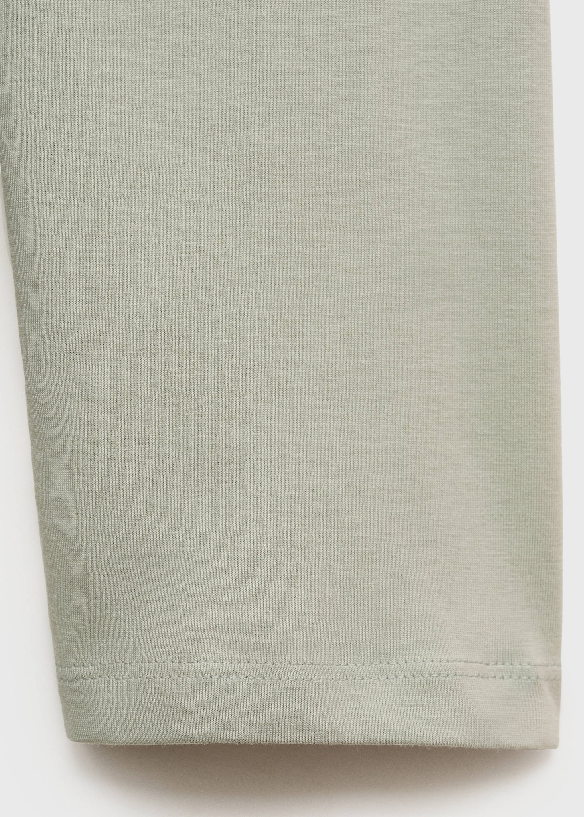 Cotton V-neck nightgown - Details of the article 0