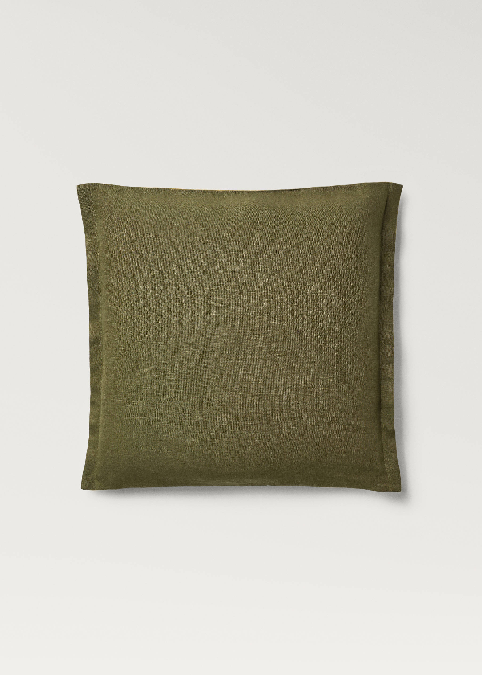 Two-tone linen cushion cover 60 x 60 cm - Article without model