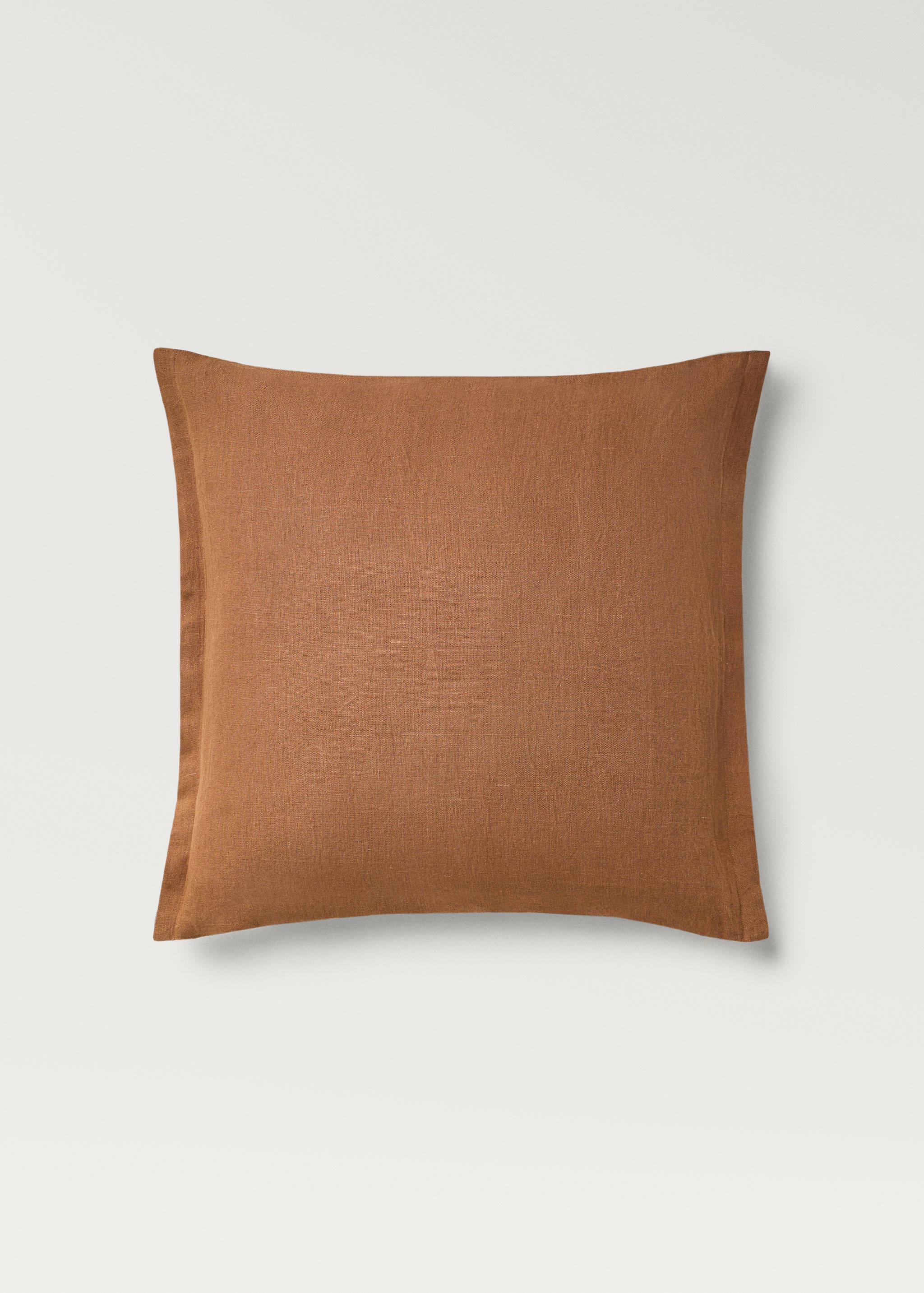 Two-tone linen cushion cover 60 x 60 cm - Article without model