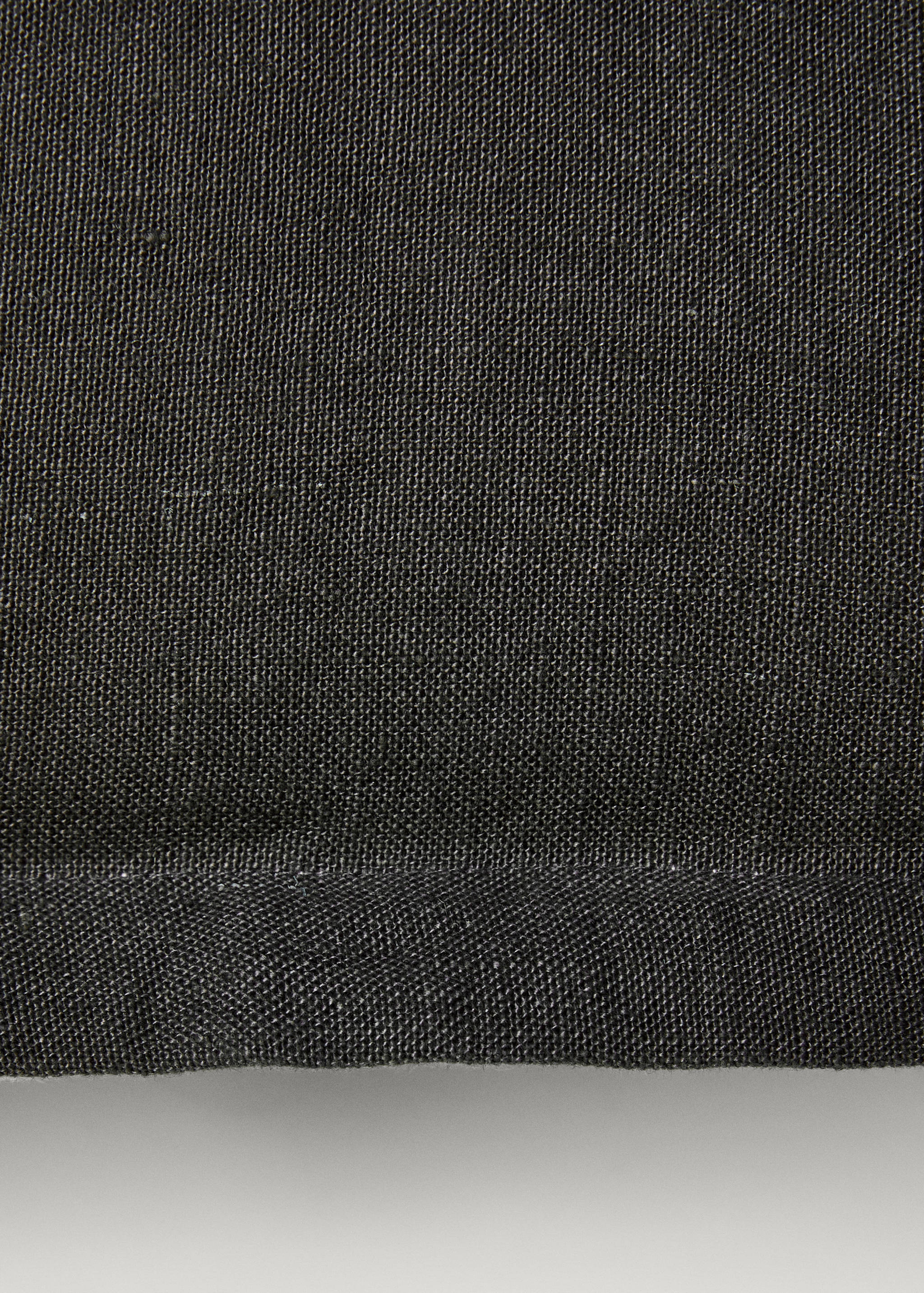 Two-tone linen cushion cover 60 x 60 cm - Details of the article 3