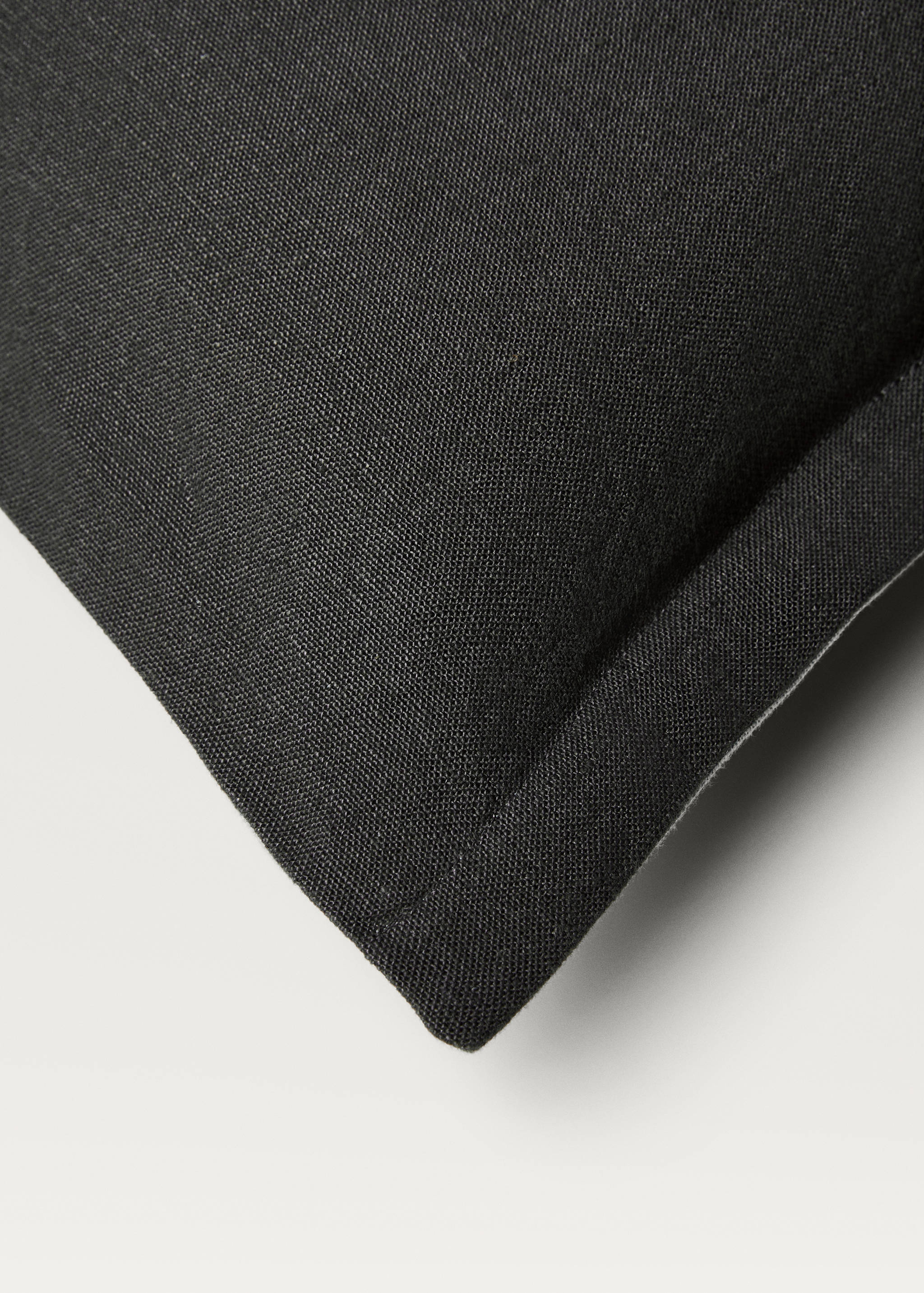 Two-tone linen cushion cover 60 x 60 cm - Details of the article 4