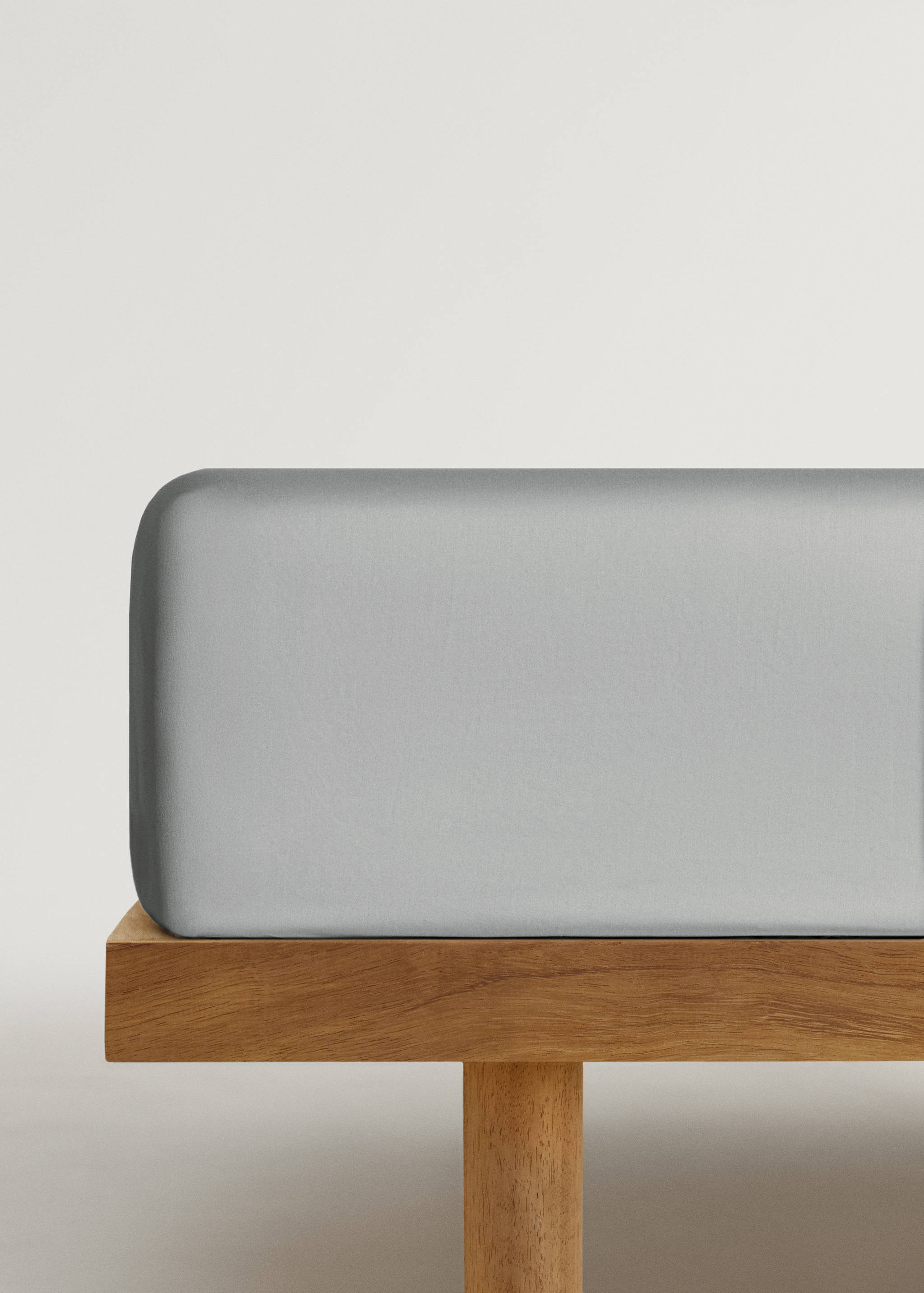 Dra-på-lakan i tvättad bomull (trådtäthet 600) för  135/140 cm säng - Artikel utan modell