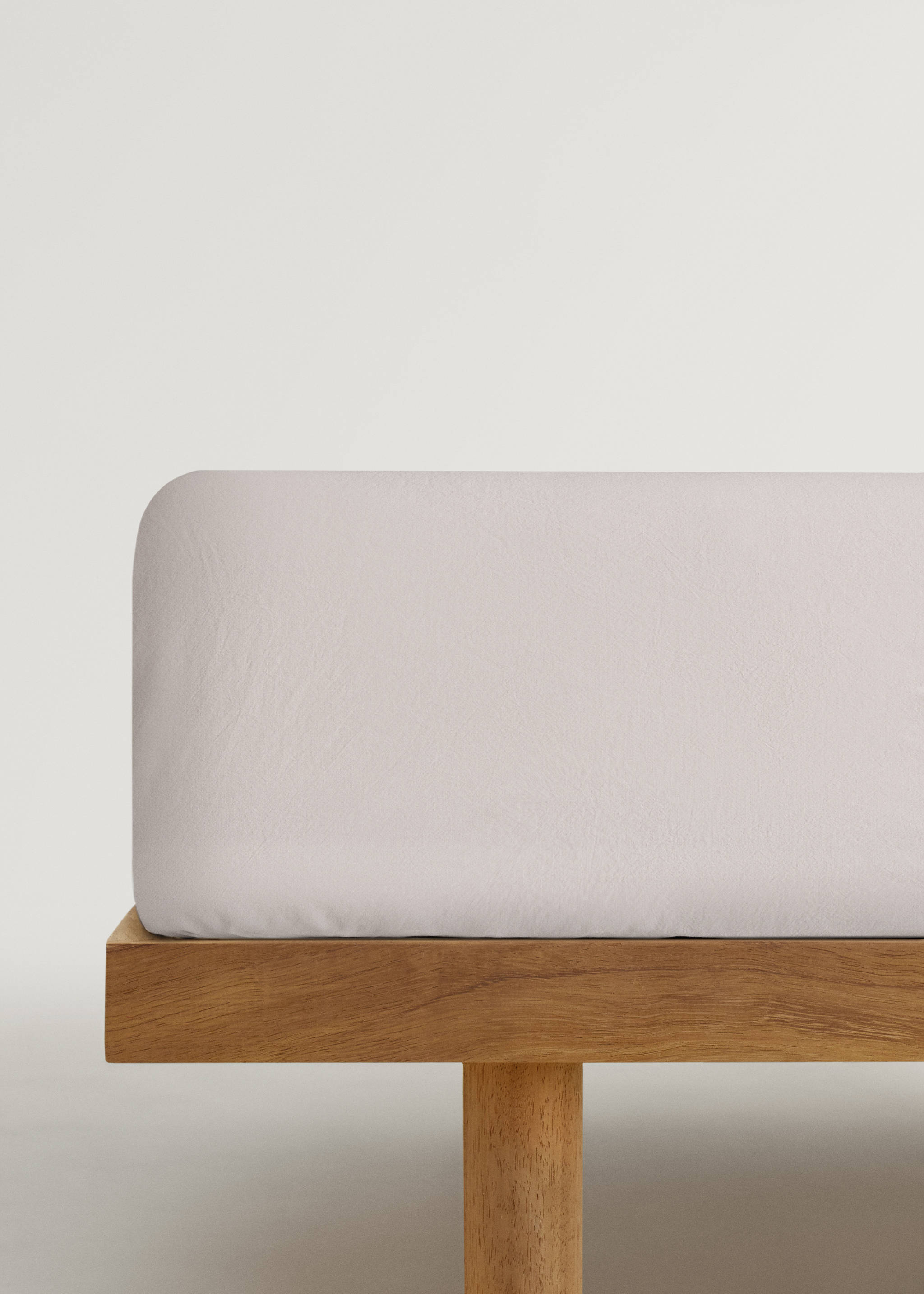 Drap-housse coton lavé 135/140 cm - Article sans modèle