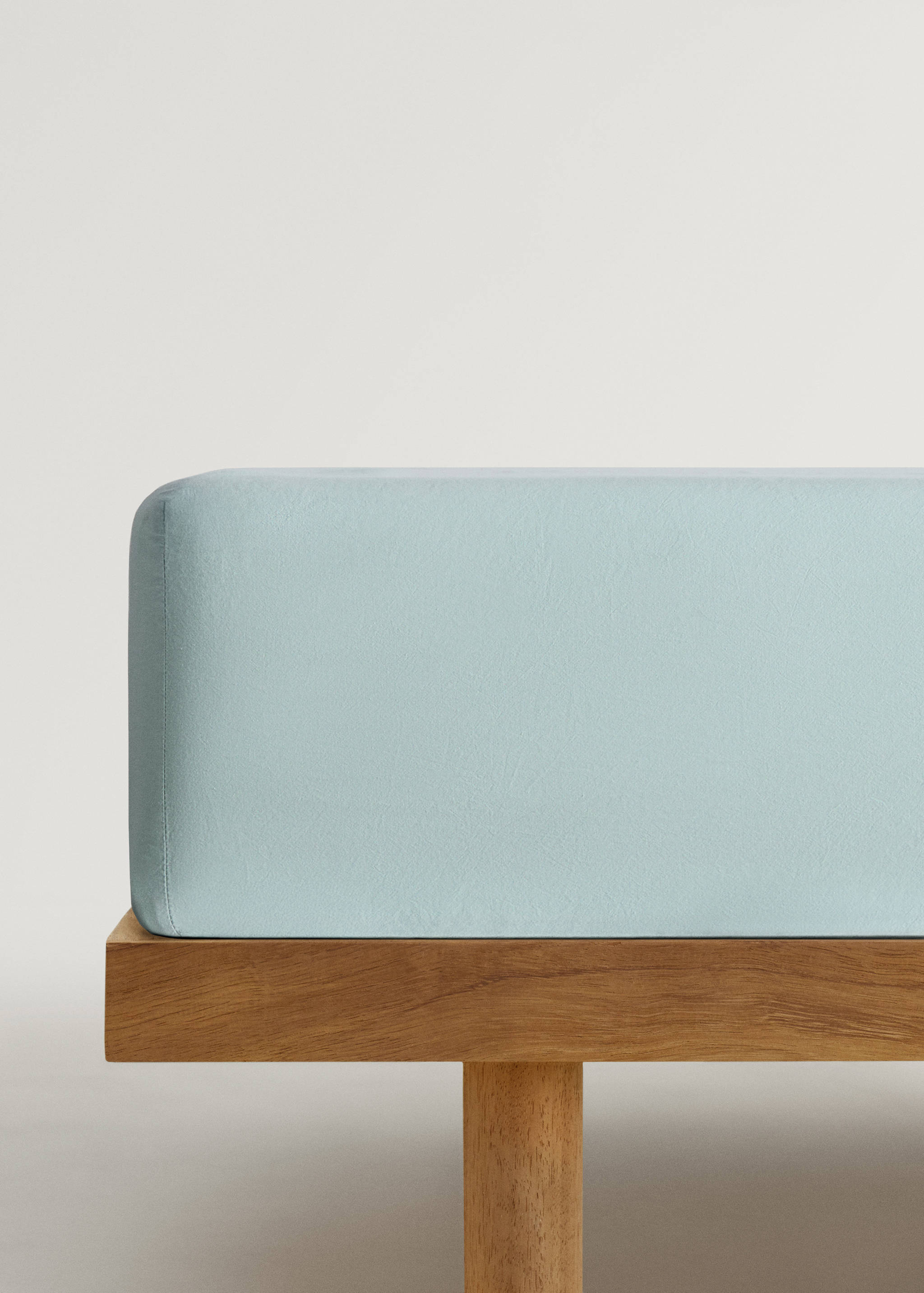 Drap-housse coton lavé 180 cm - Article sans modèle