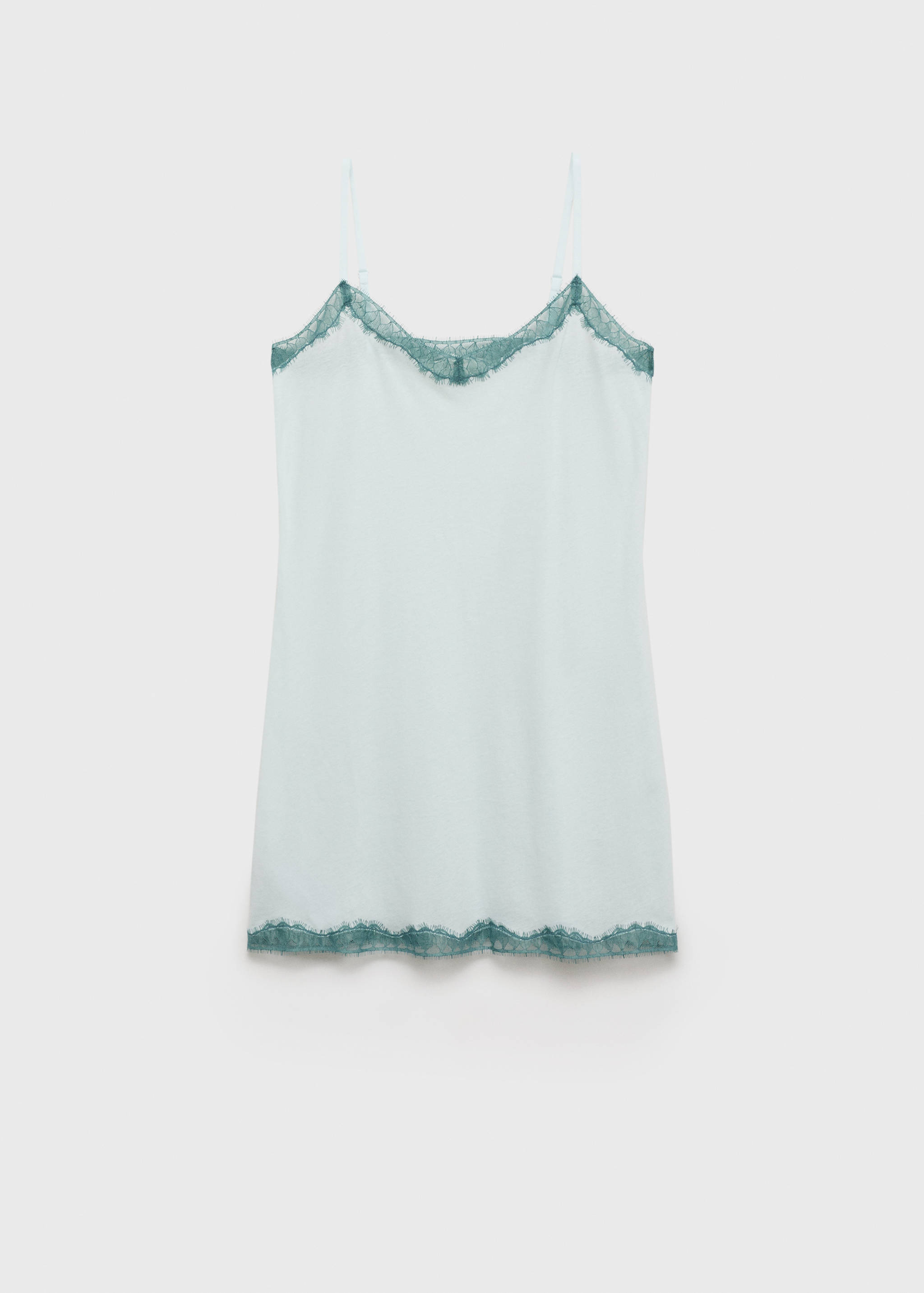 Lace-trimmed nightgown - Article without model