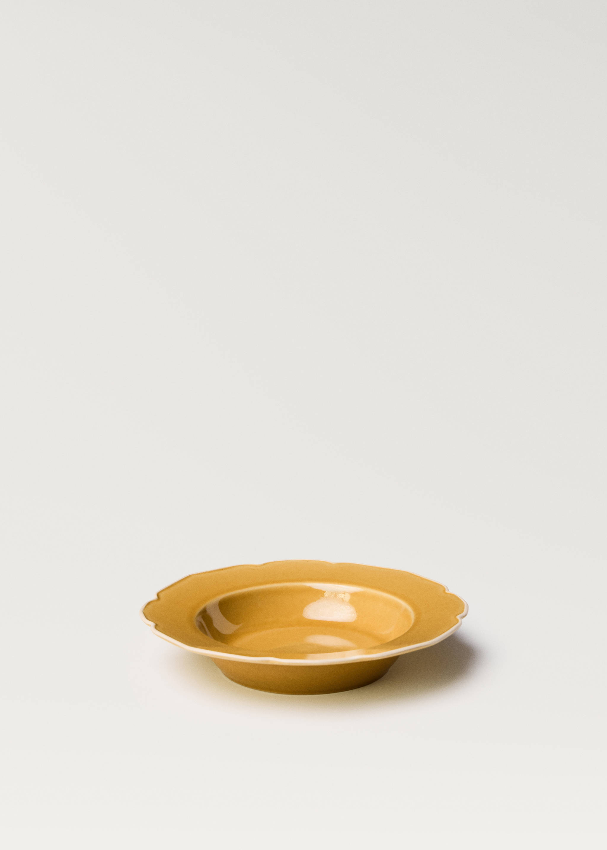 Βαθύ πιάτο από ημιπορσελάνη με κυματισμό - Λεπτομέρεια του προϊόντος 2