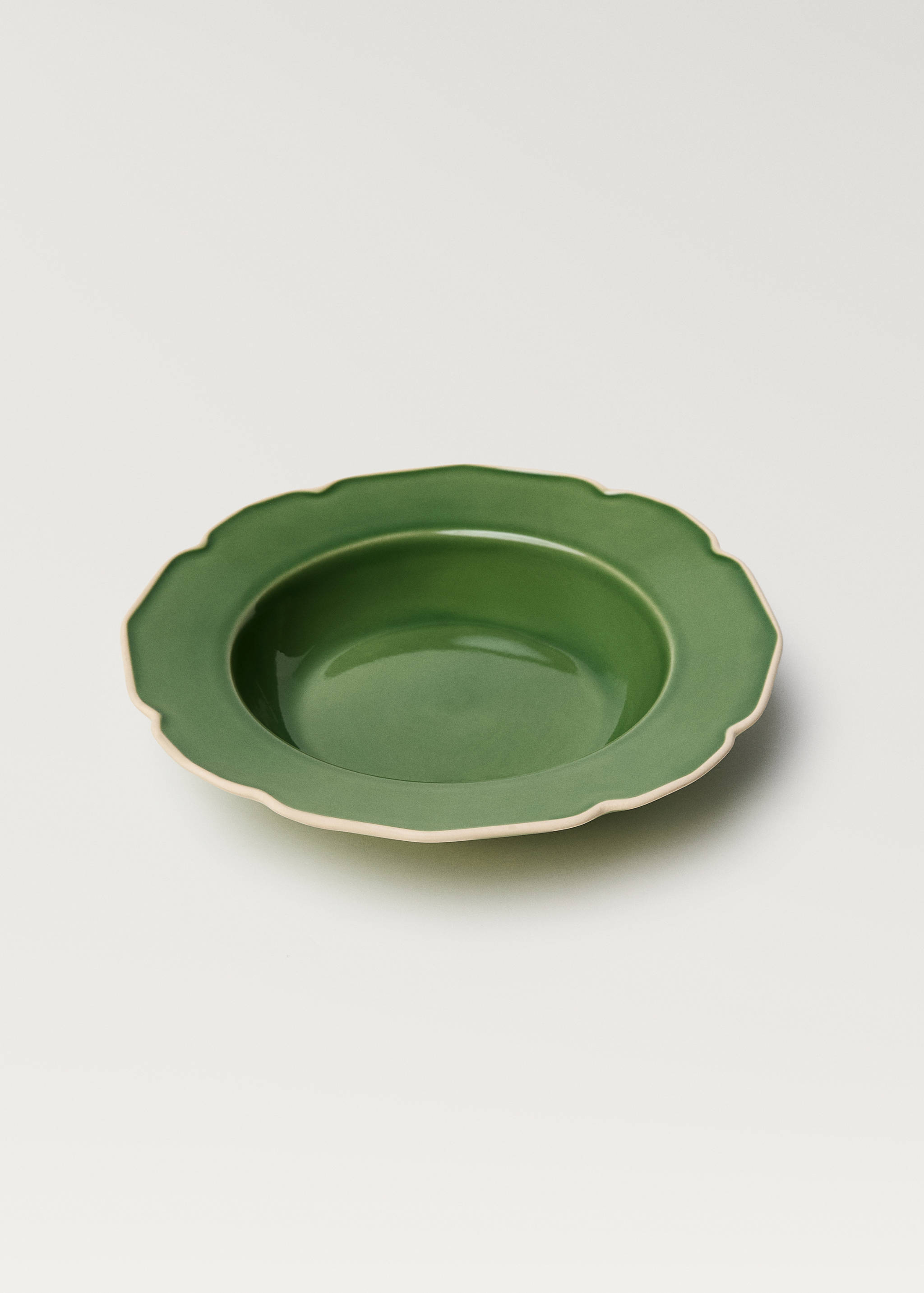 Βαθύ πιάτο από ημιπορσελάνη με κυματισμό - Λεπτομέρεια του προϊόντος 2