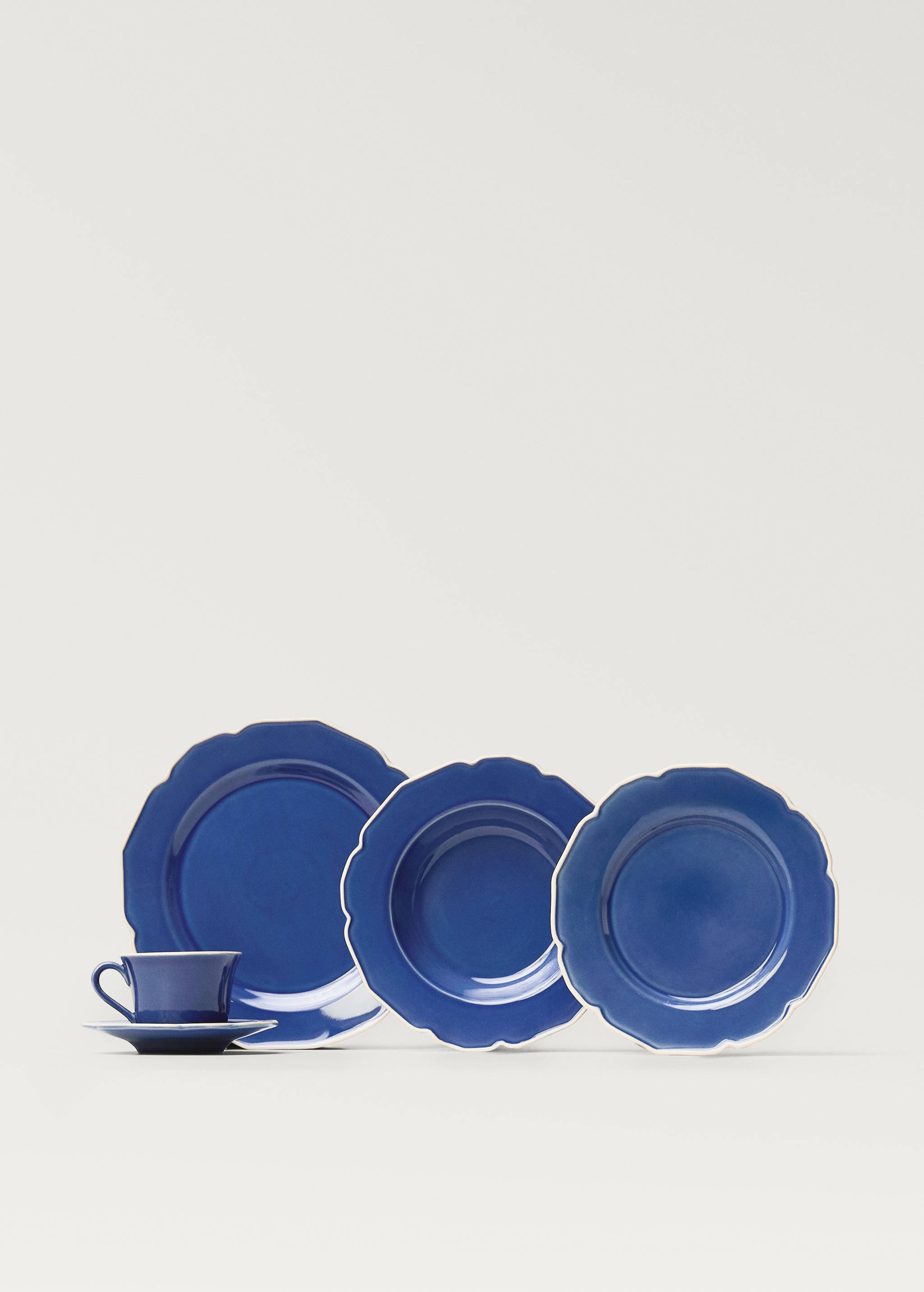 Βαθύ πιάτο από ημιπορσελάνη με κυματισμό - Λεπτομέρεια του προϊόντος 3