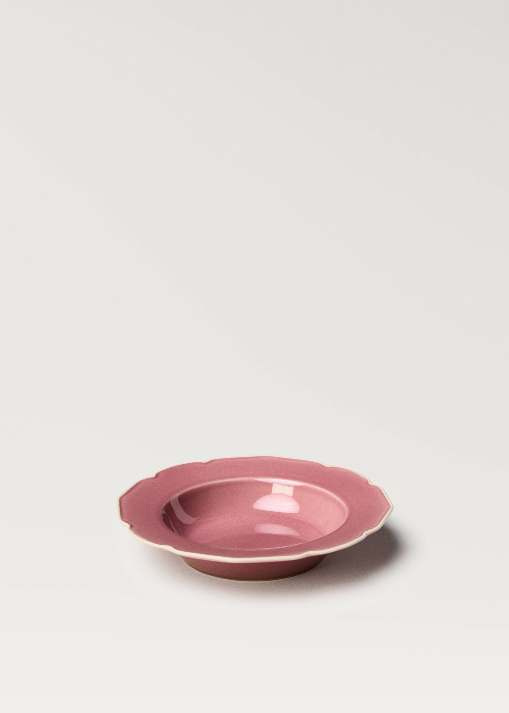 Βαθύ πιάτο από ημιπορσελάνη με κυματισμό - Λεπτομέρεια του προϊόντος 2