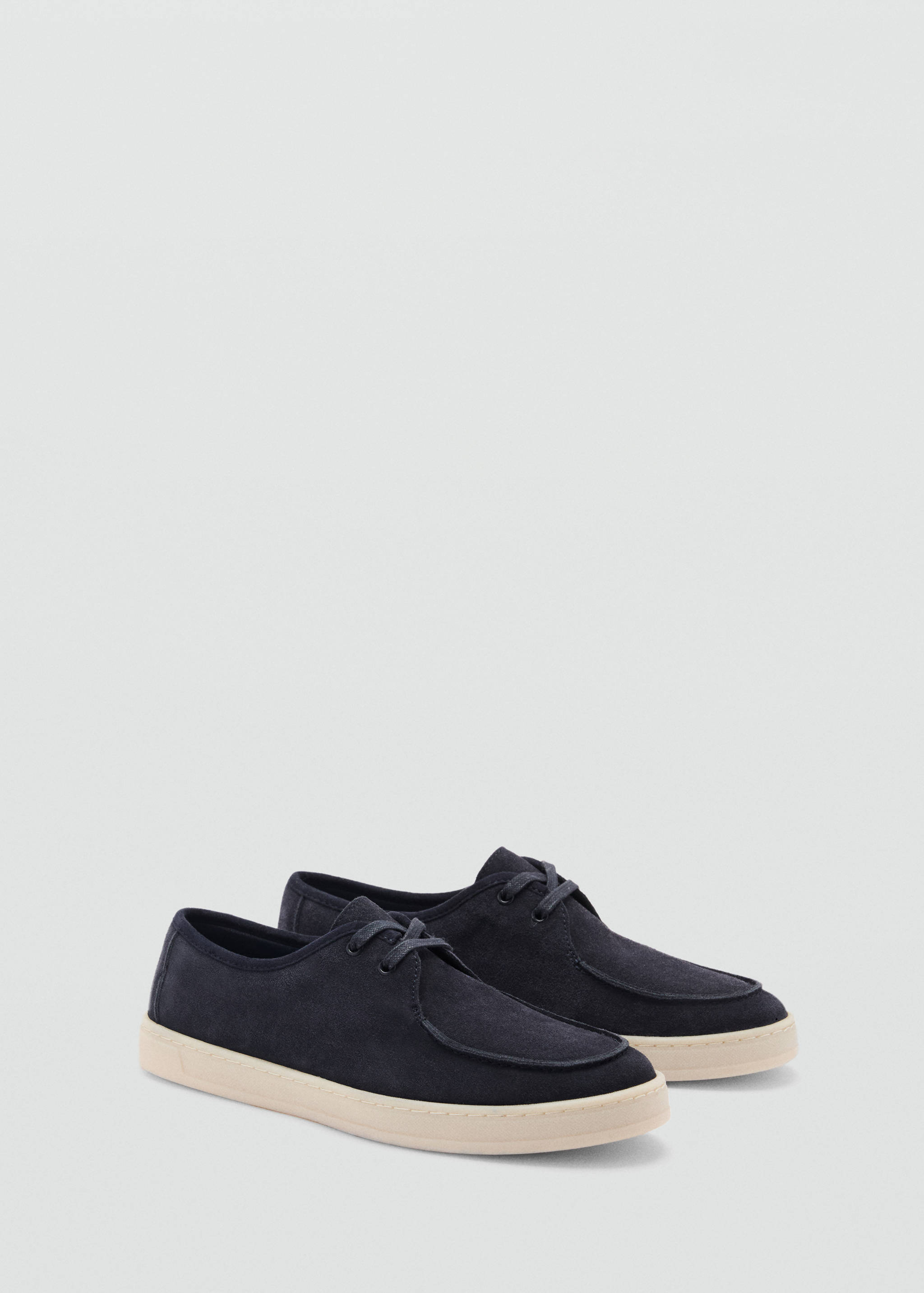 Suede nautical shoes - Medium plane
