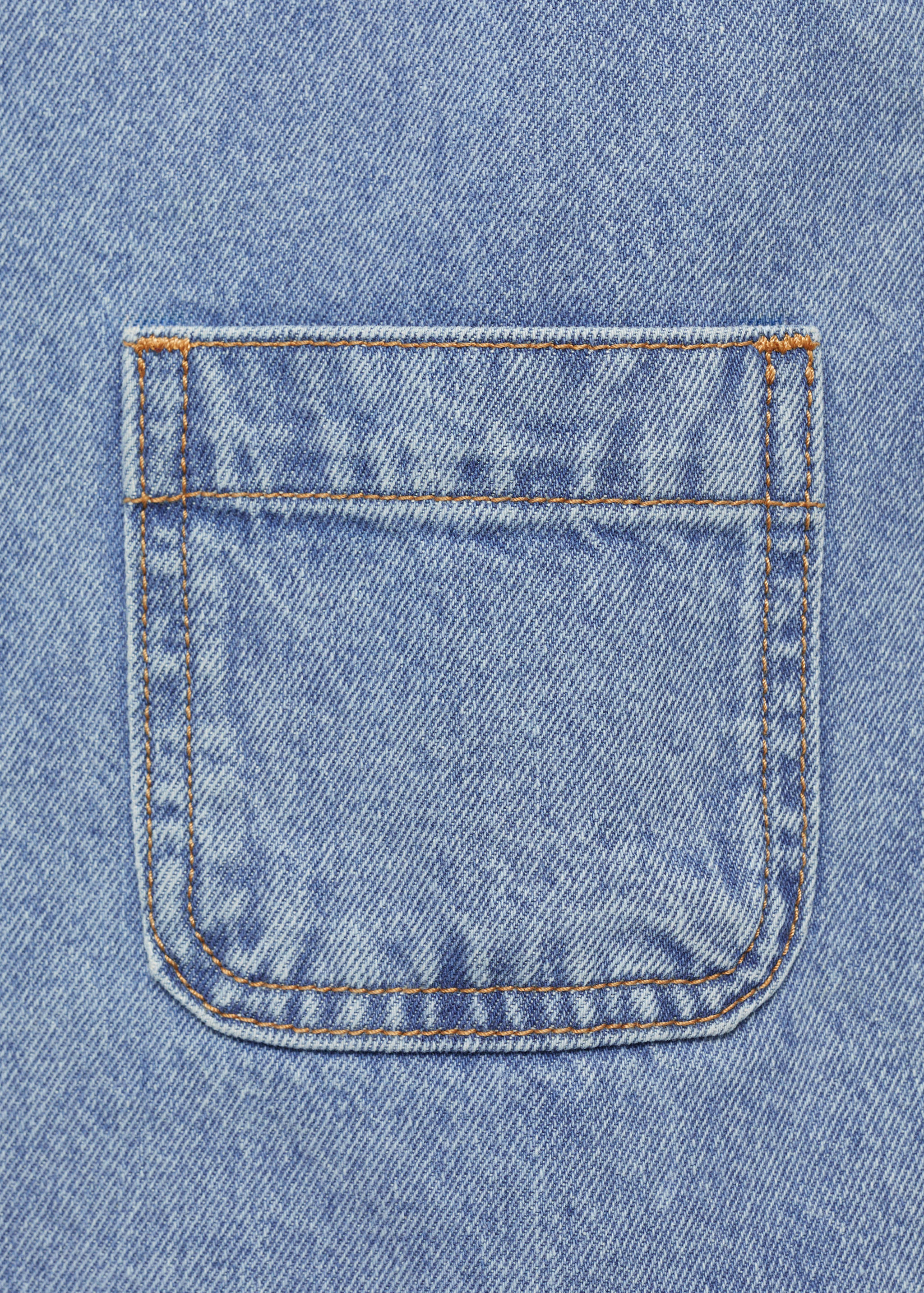 Robe chasuble courte en jean - Détail de l'article 0