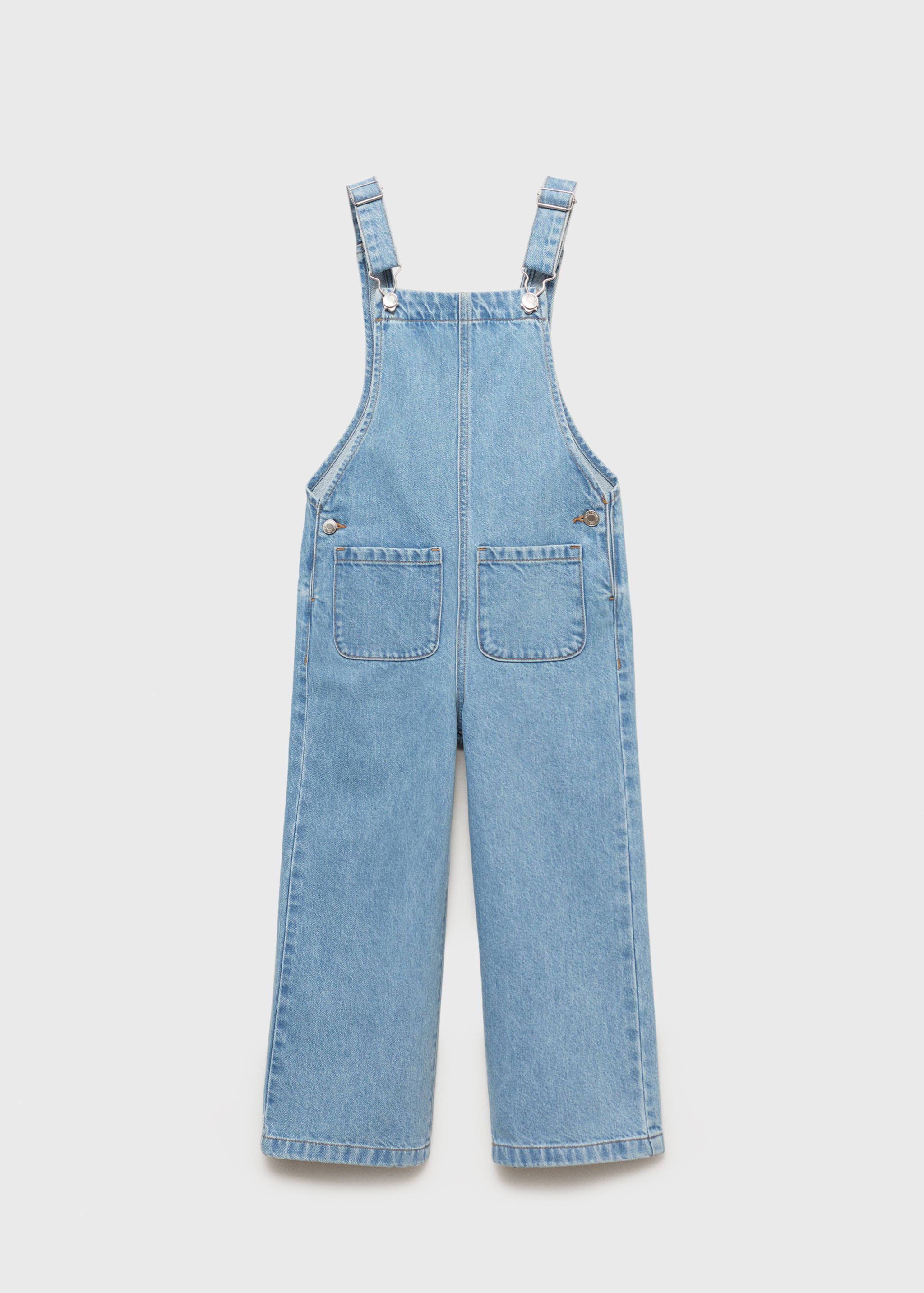 Long denim dungarees - Article without model