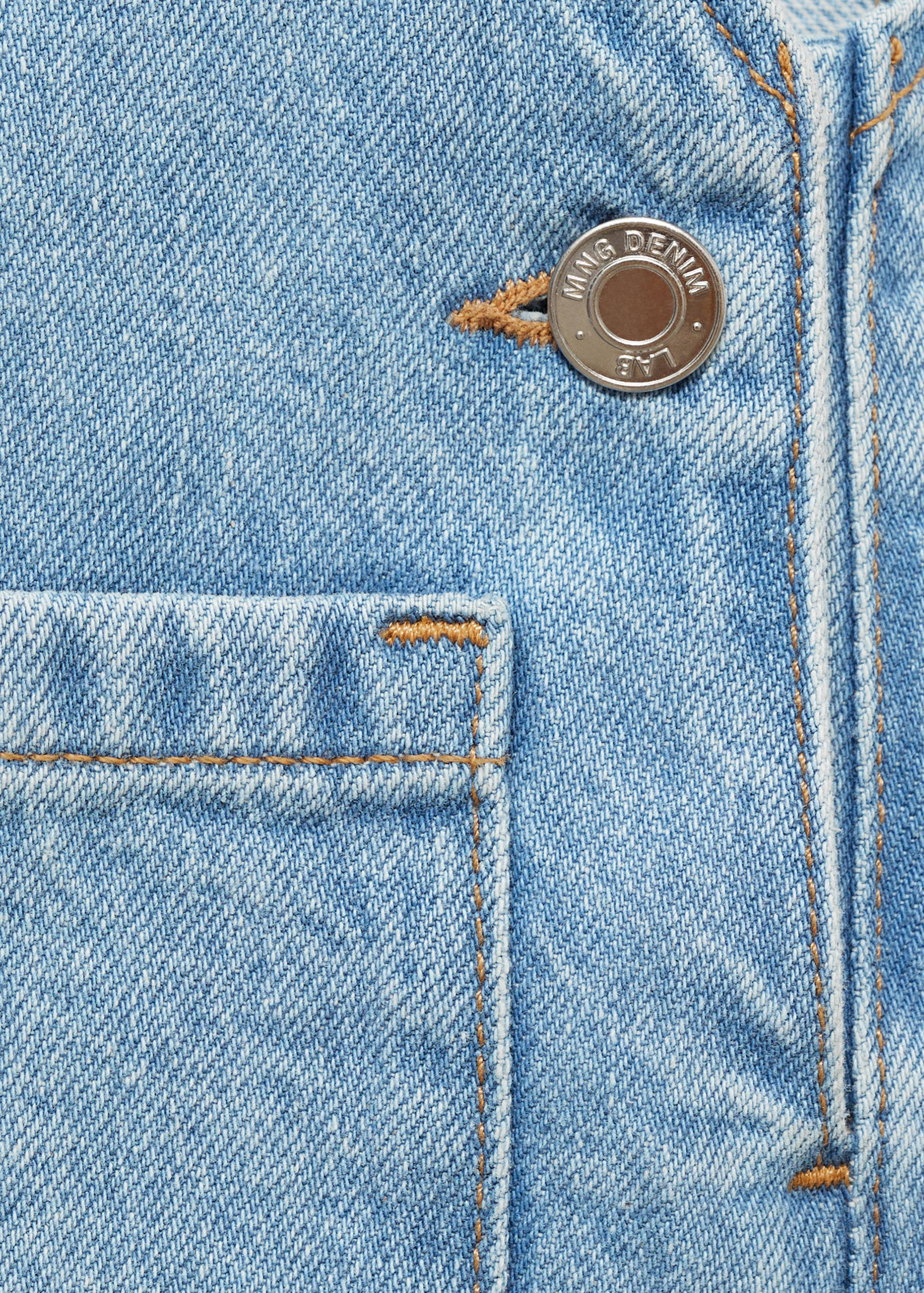 Long denim dungarees - Details of the article 8
