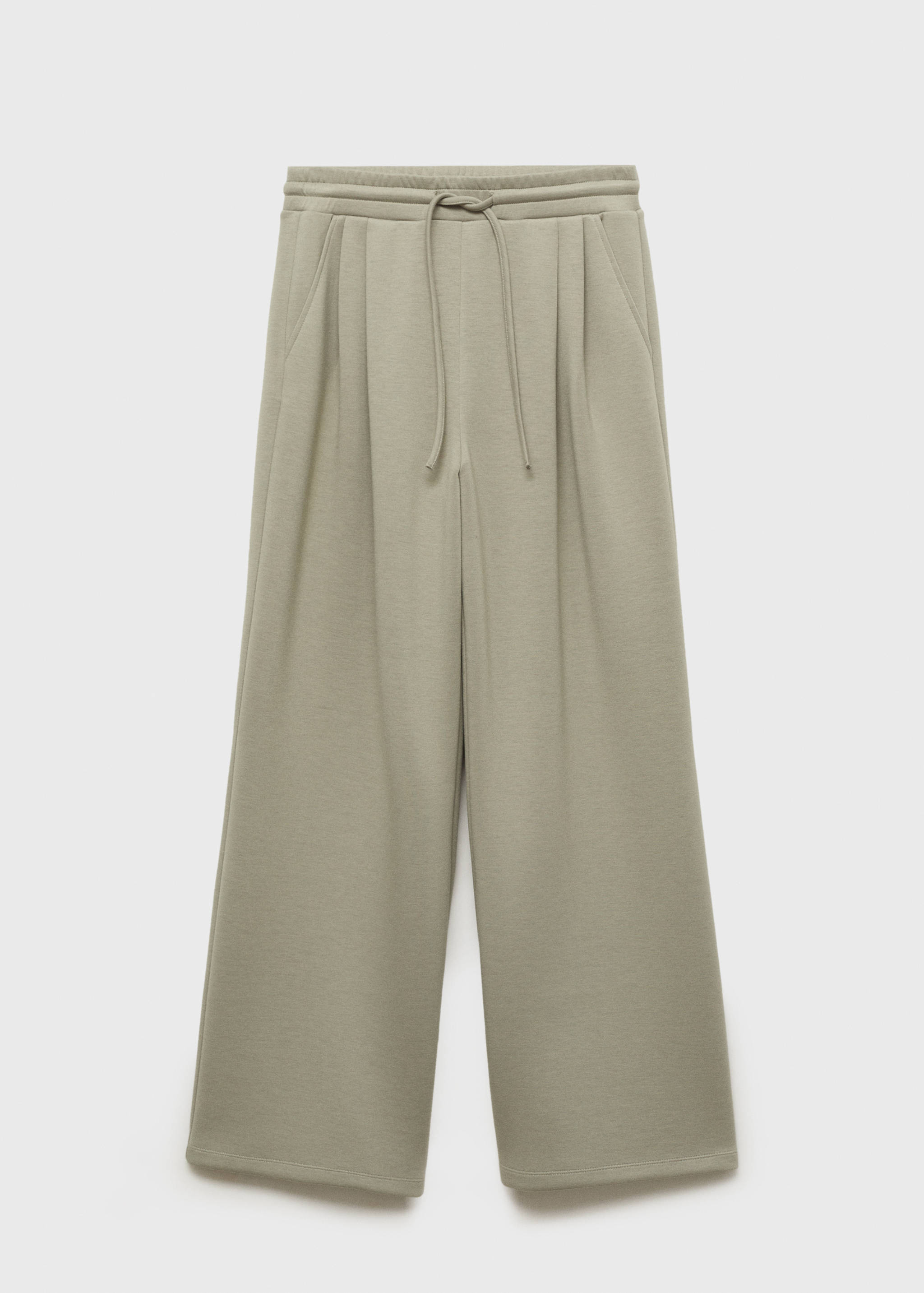 Wide leg pleated jogger trousers - Article without model