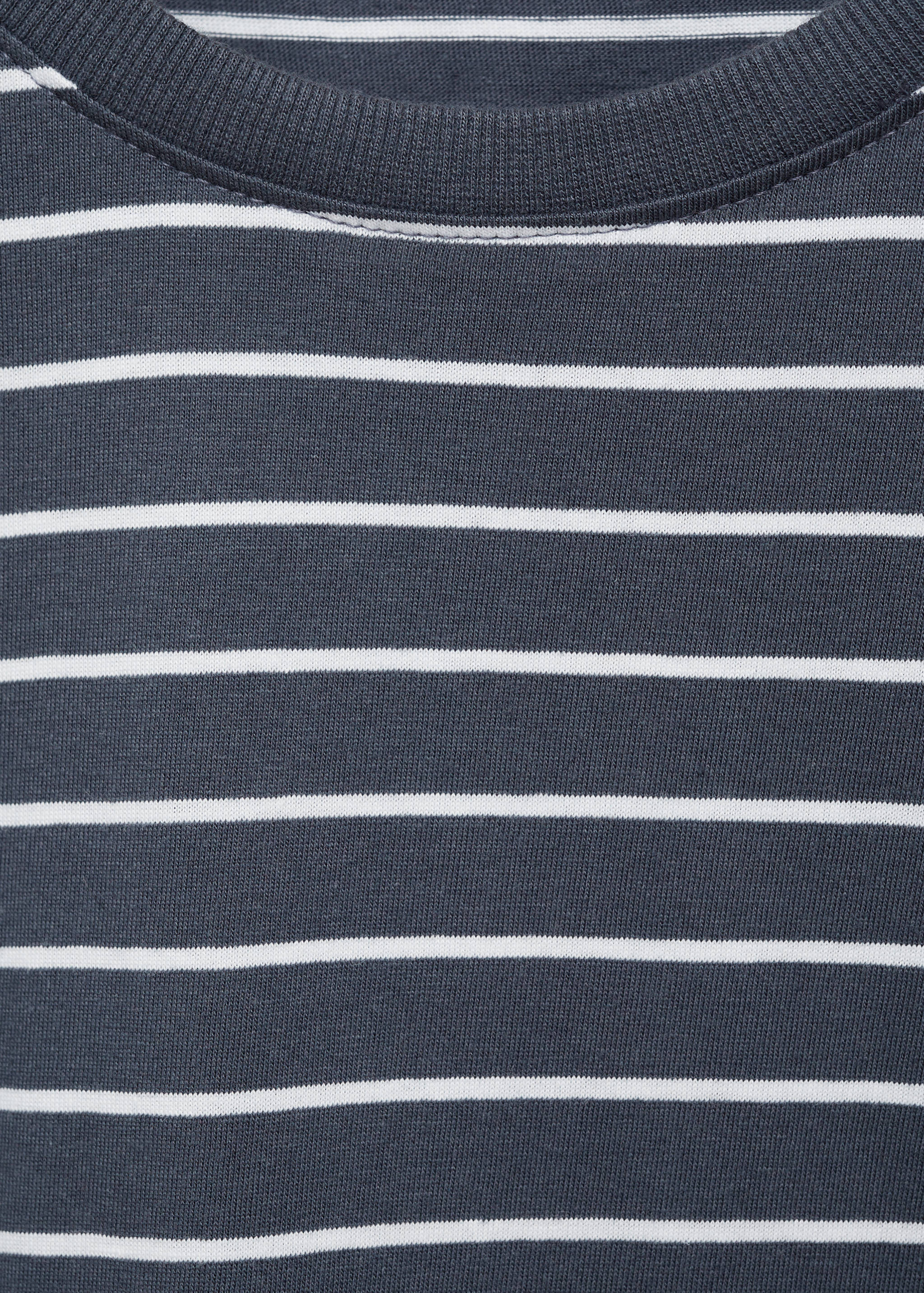 Striped cotton T-shirt - Details of the article 8