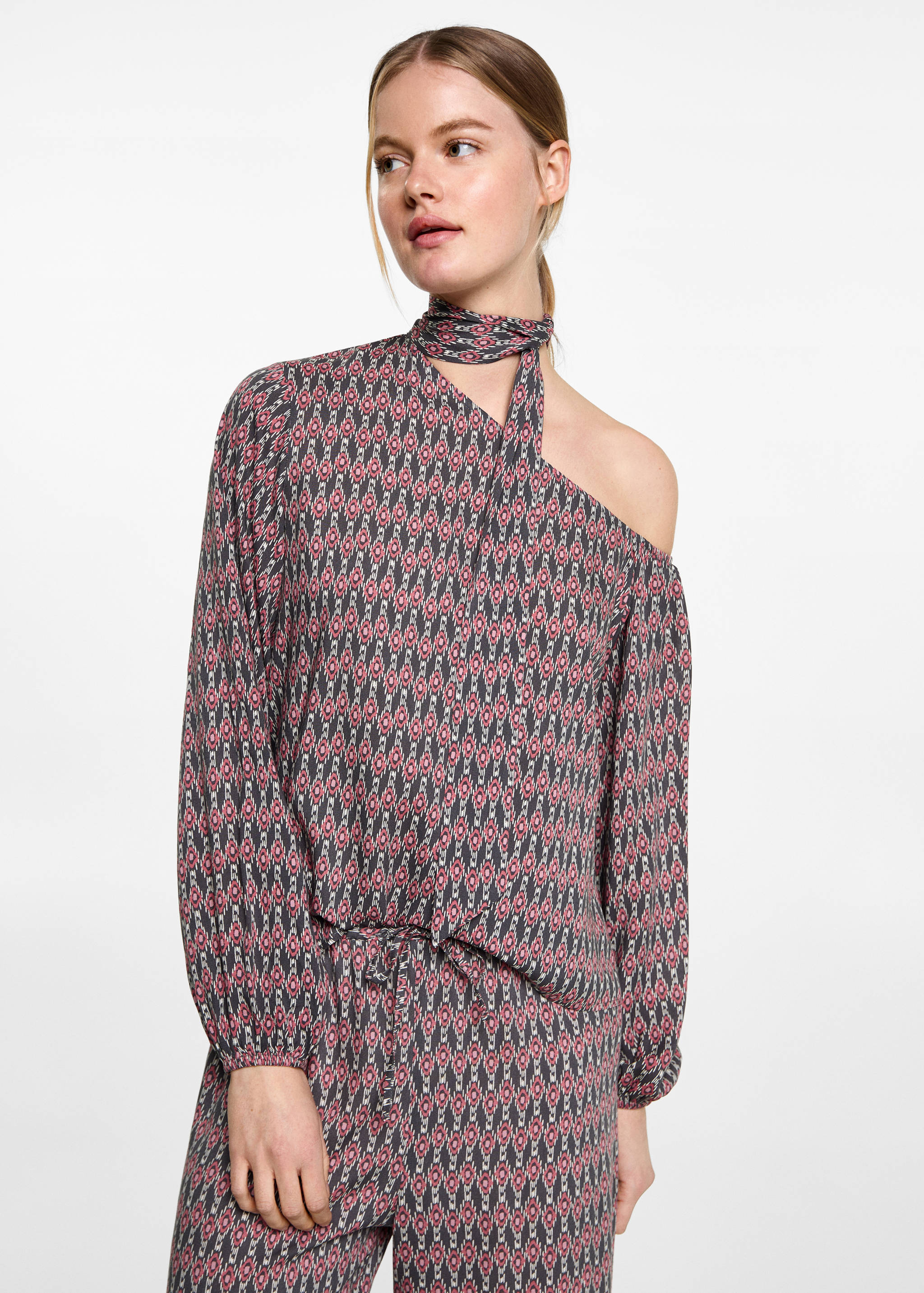 Asymmetrical blouse - Medium plane