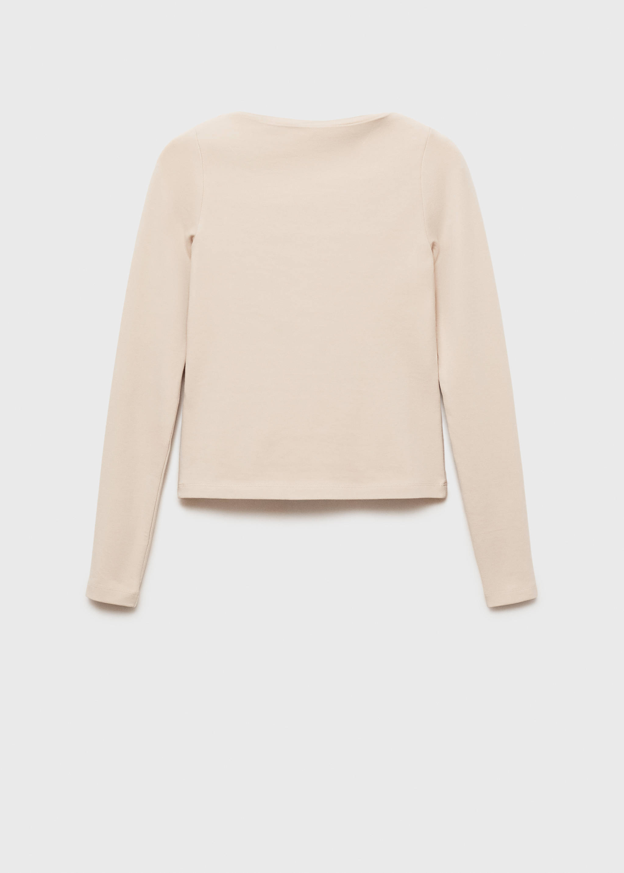 T-shirt col bateau coton - Article sans modèle