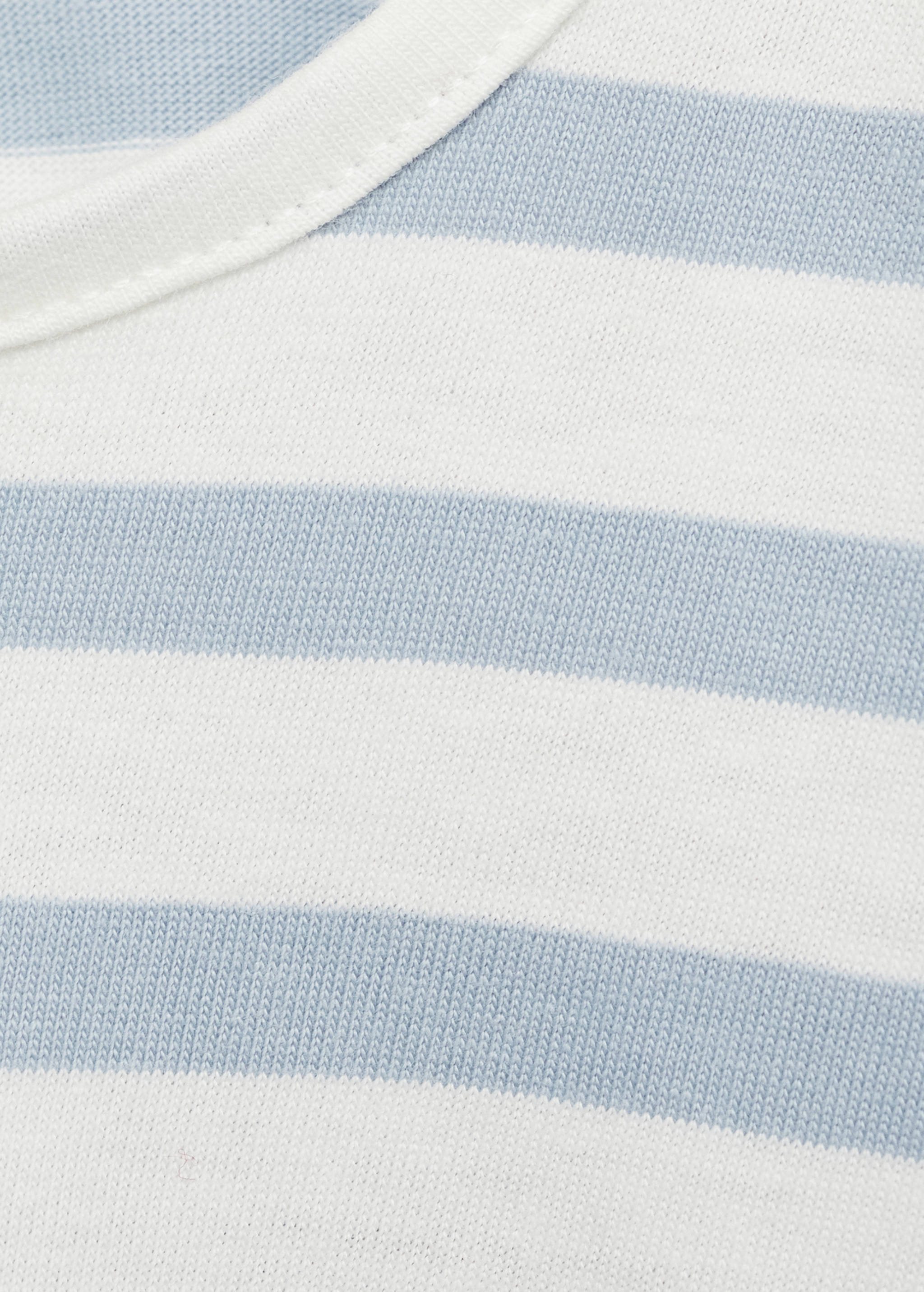 Striped cotton T-shirt - Details of the article 0