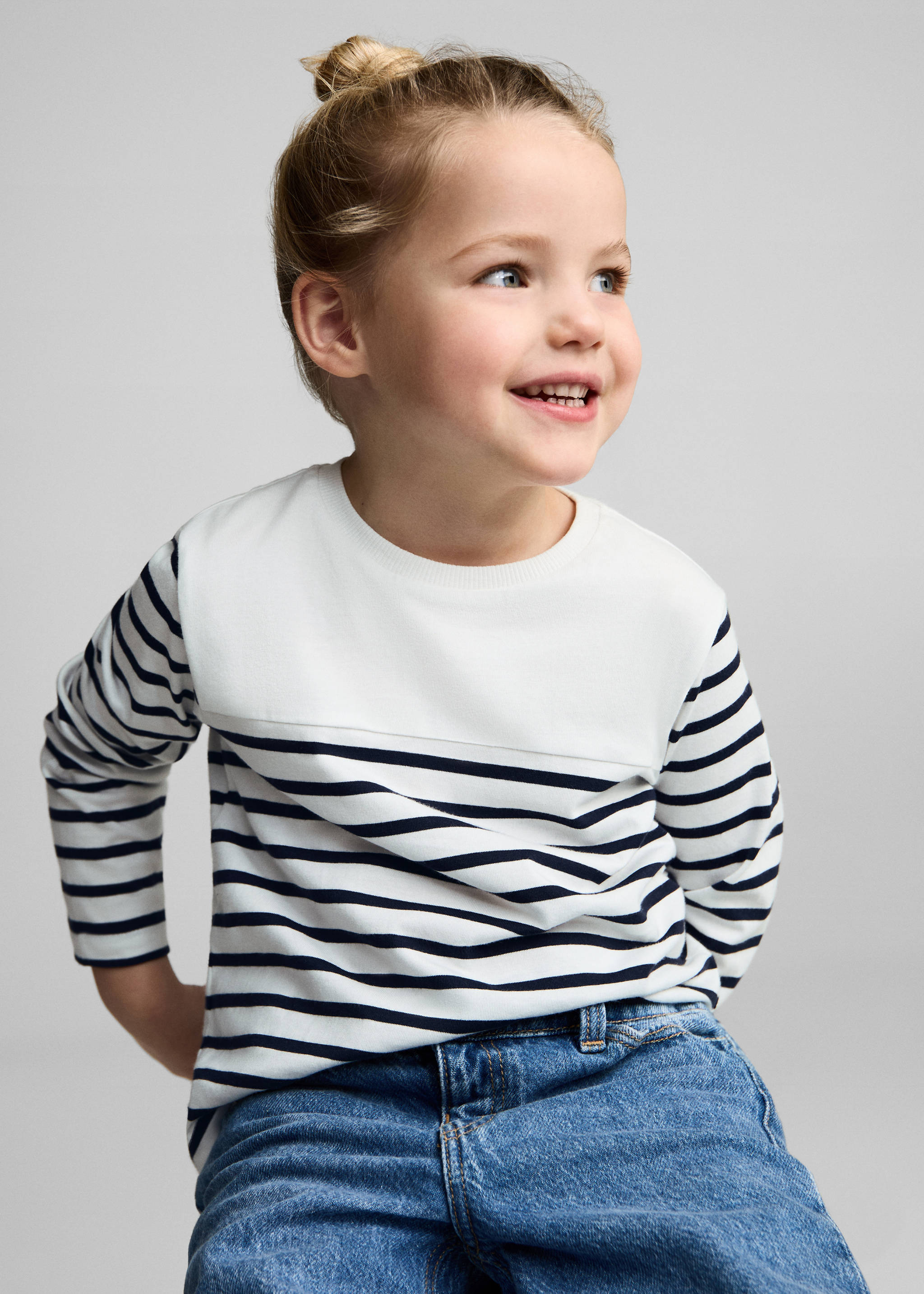 Striped long sleeves t-shirt - Details of the article 1