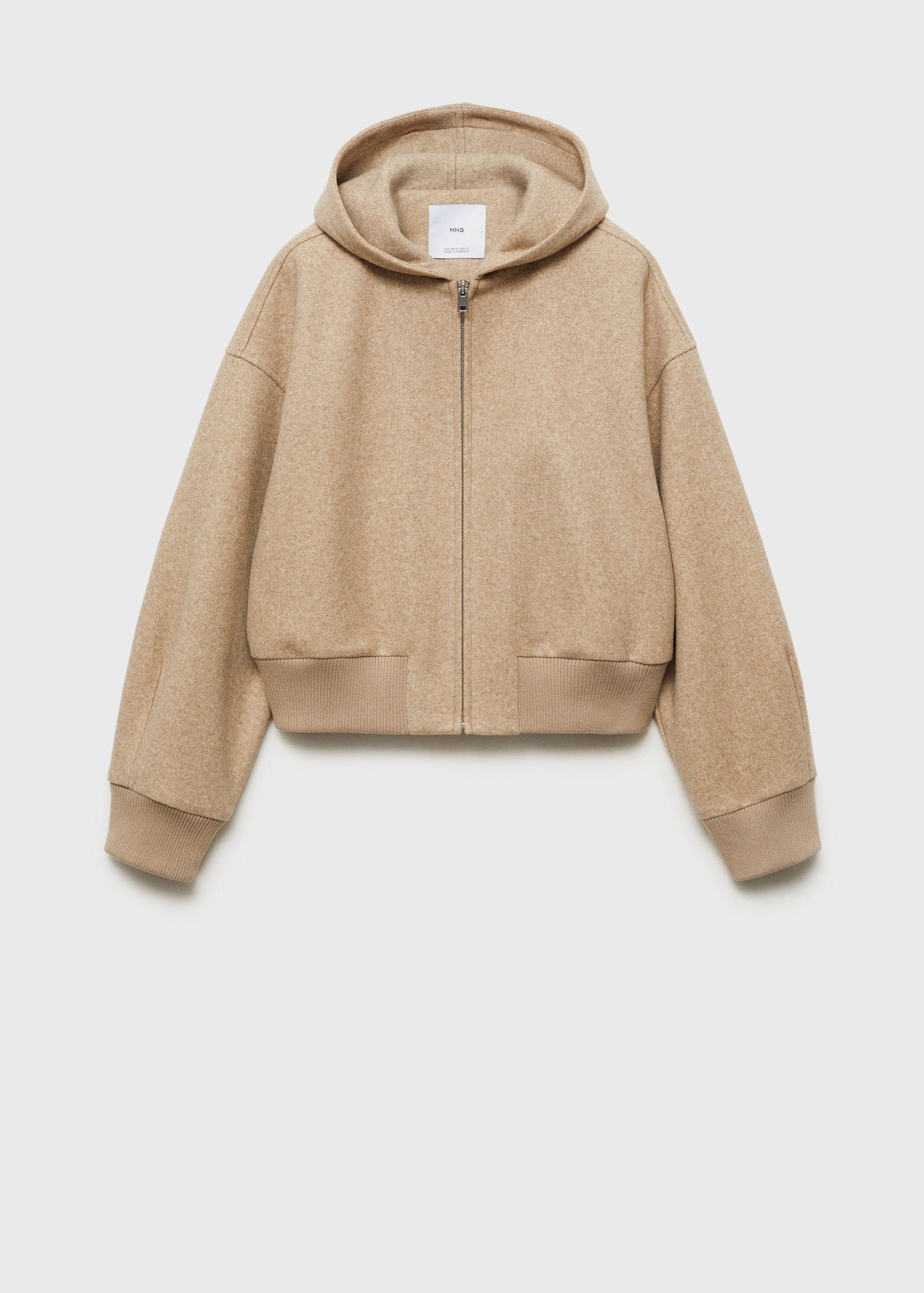 Chaqueta oversize capucha - Artículo sin modelo