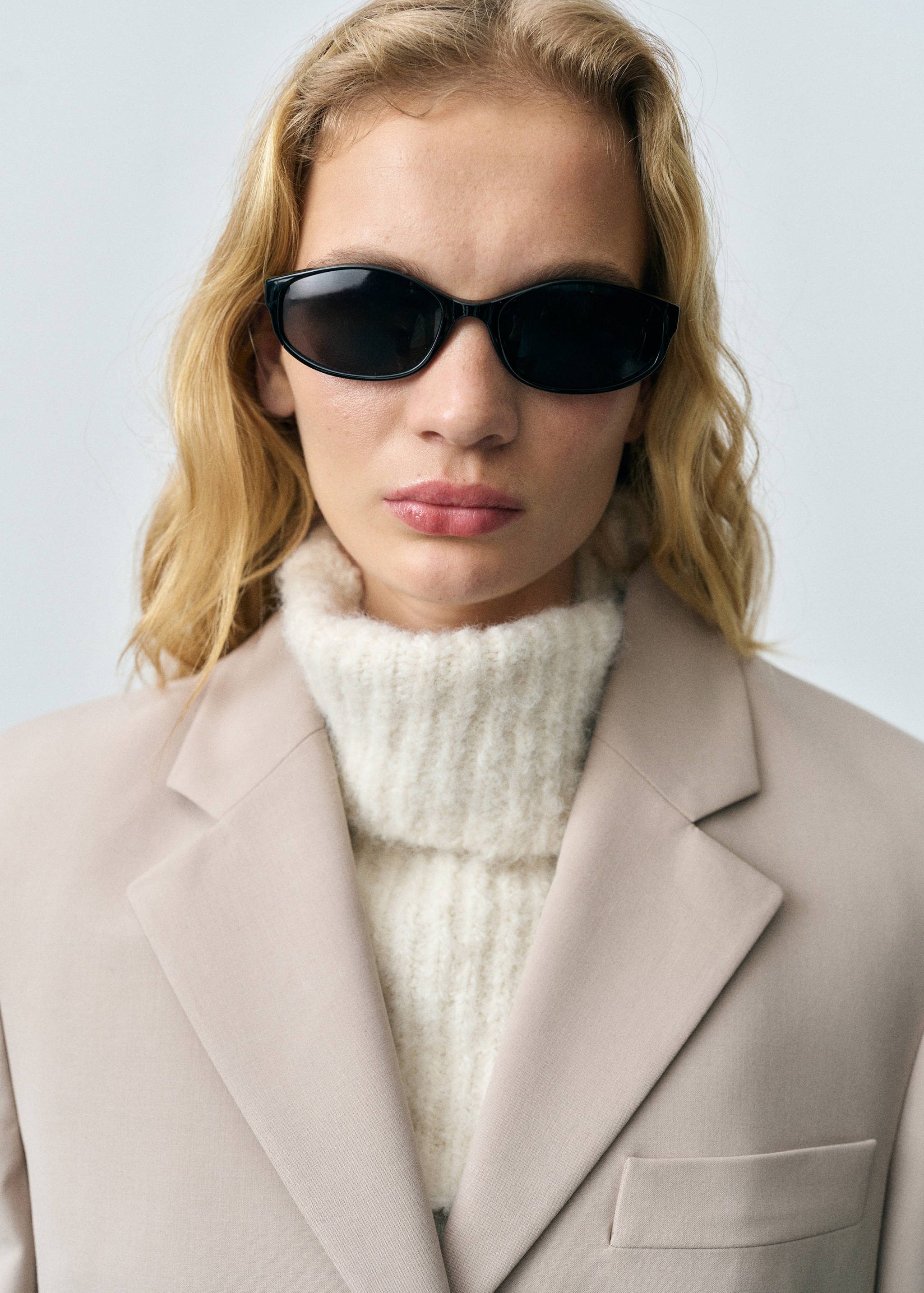 Düz kesim kalıplı blazer ceket - Ürün detayı 1