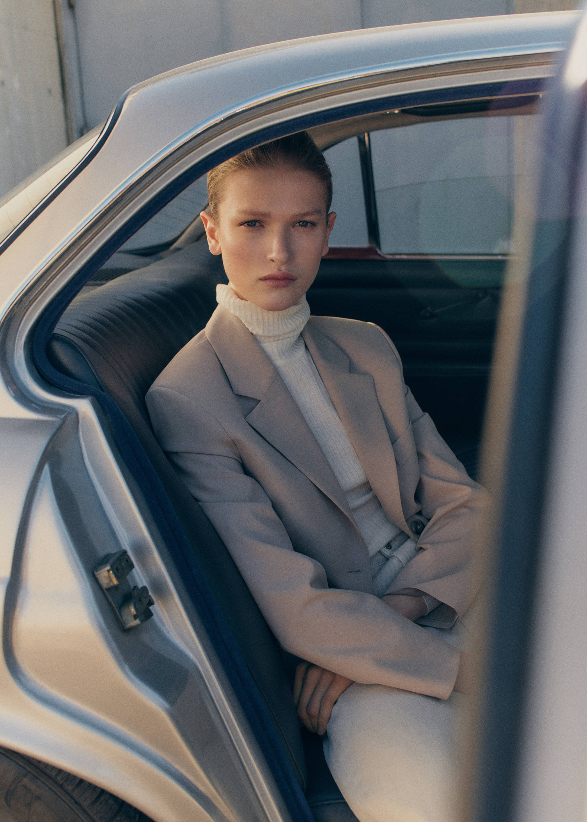 Düz kesim kalıplı blazer ceket - Ürün detayı 7