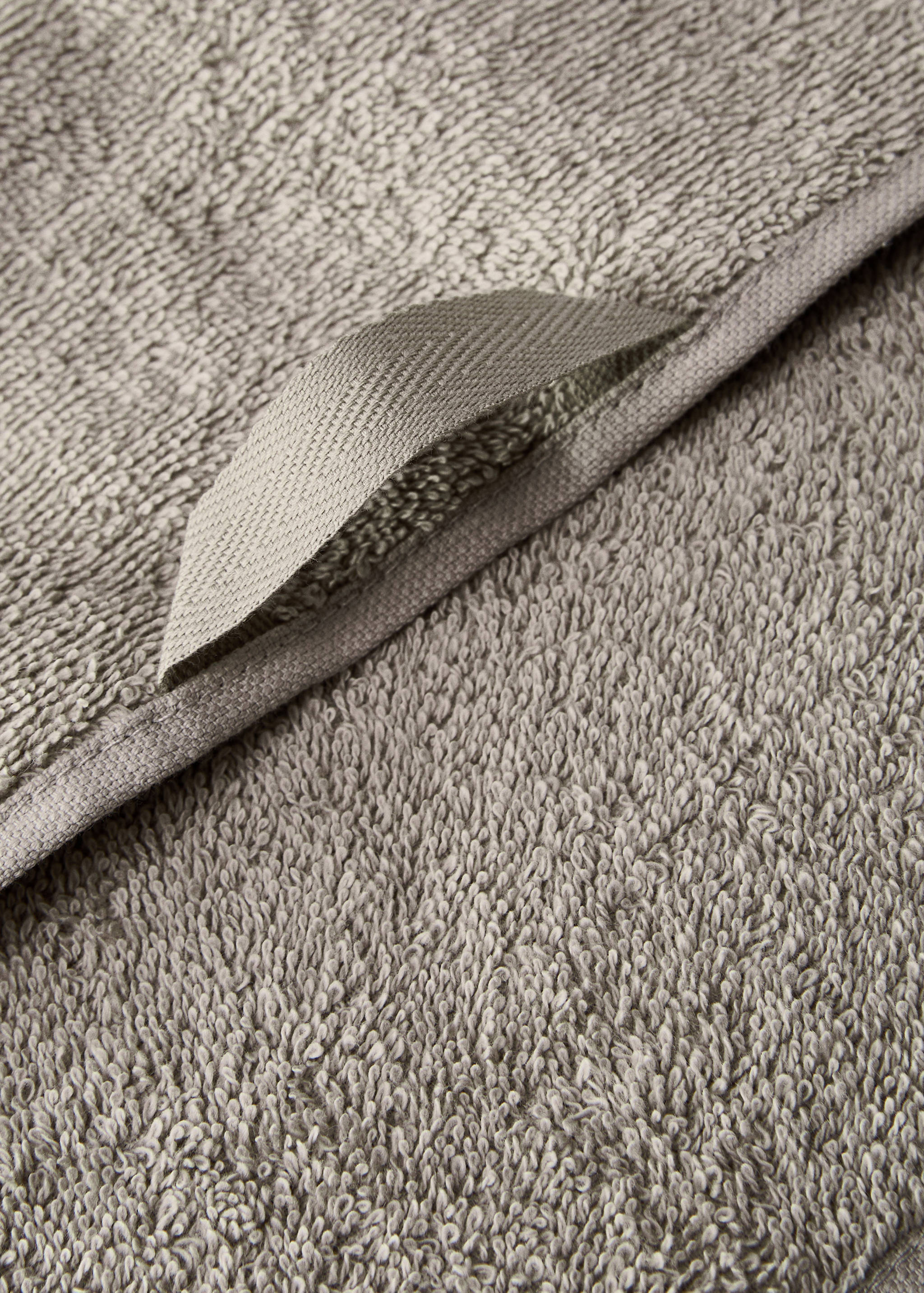Terry cotton face towel - Details of the article 2
