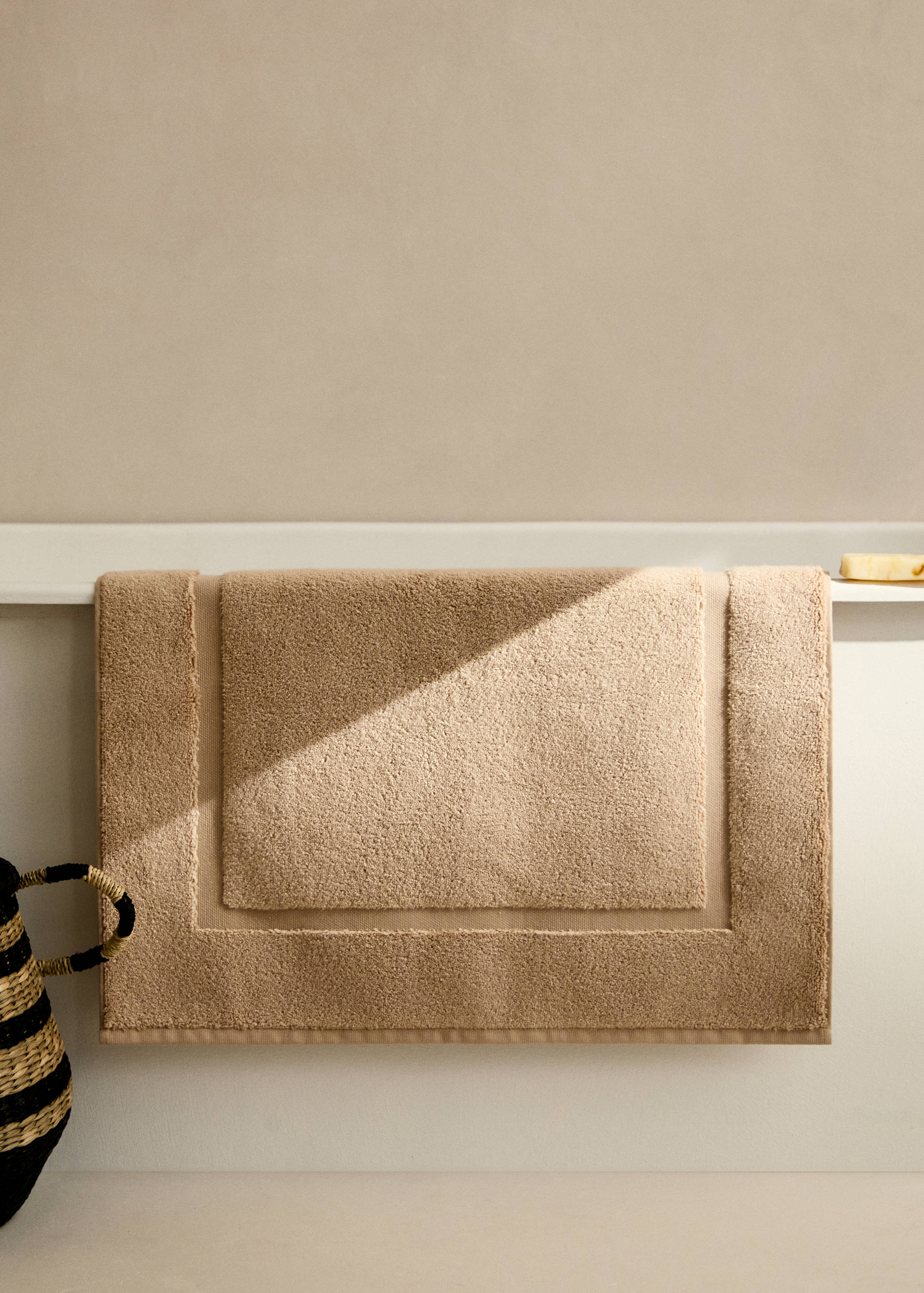 Soft cotton bath mat - General plane