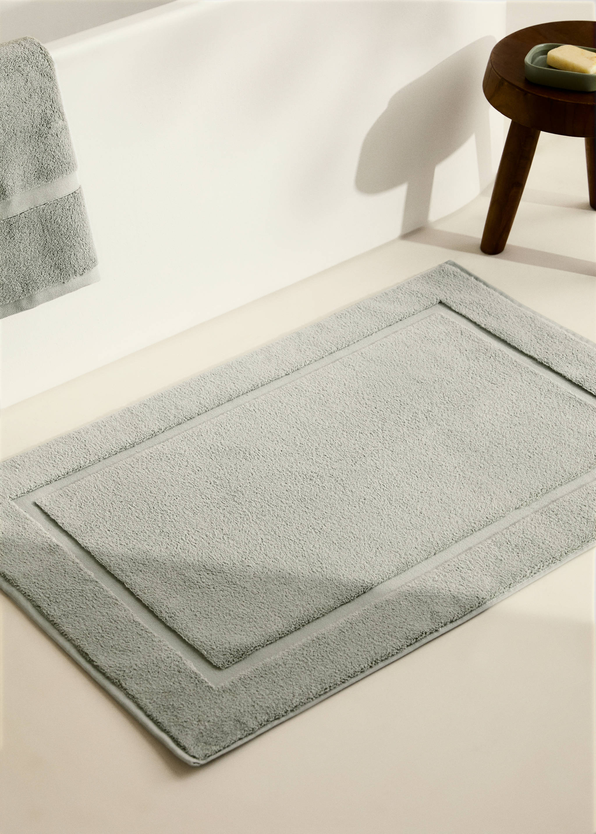 Soft cotton bath mat - General plane