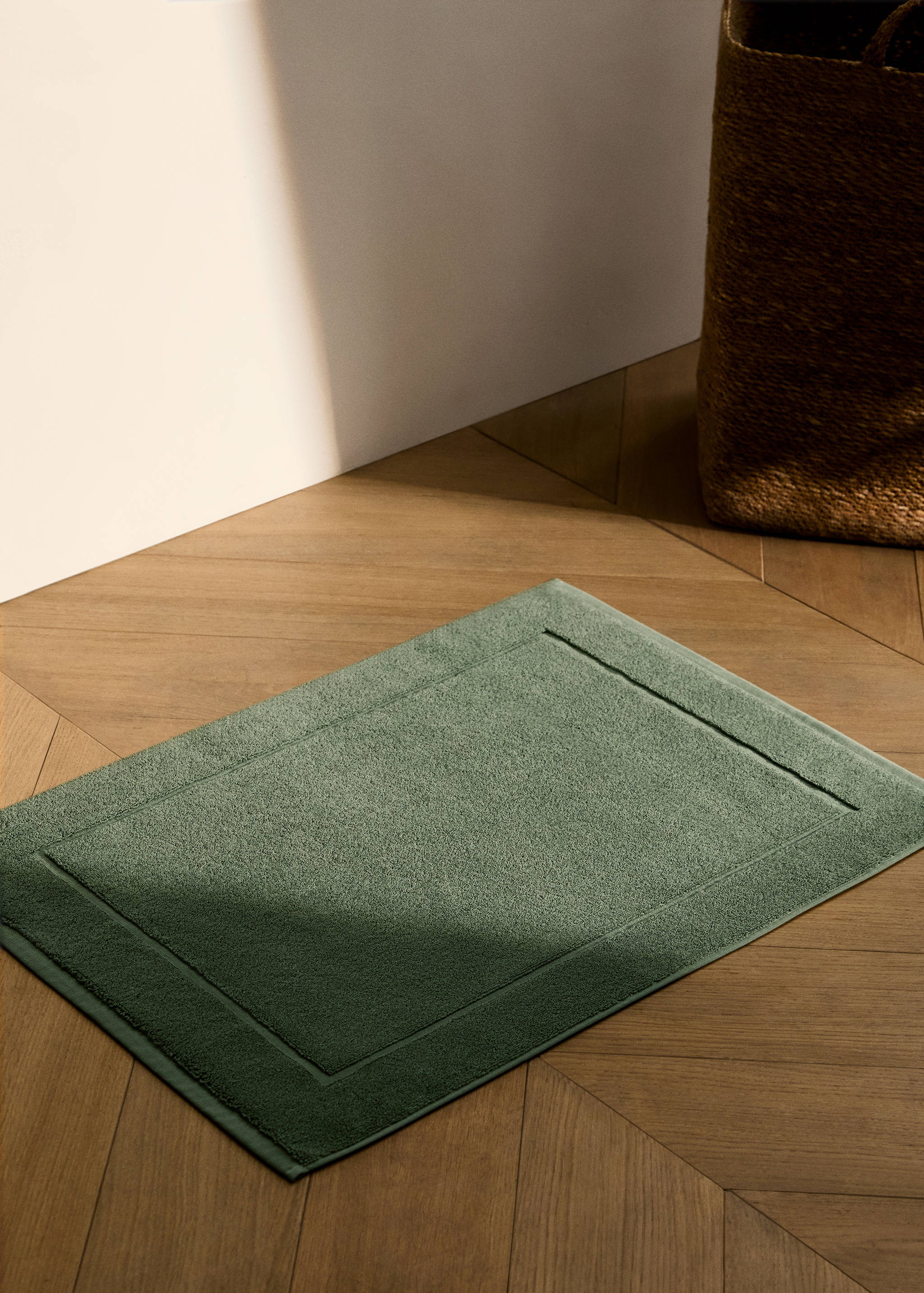 Cotton bath mat - General plane