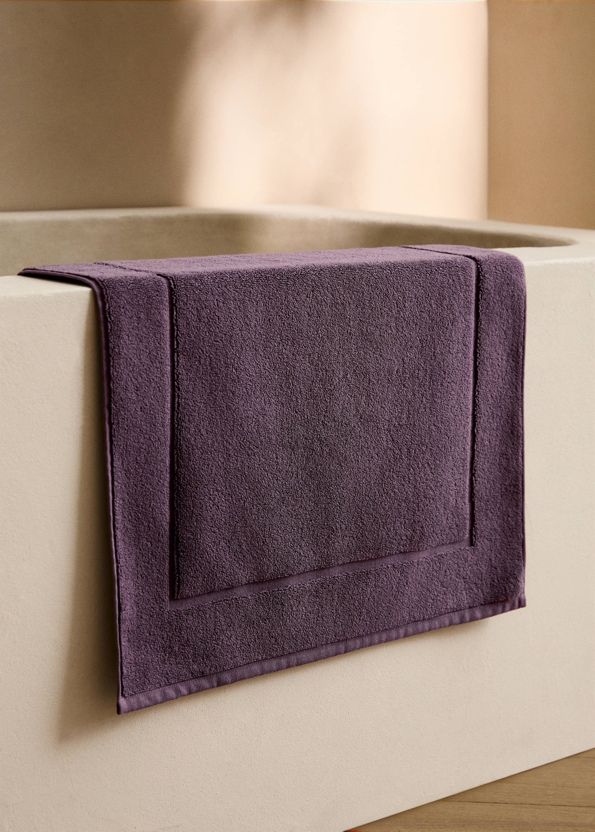Cotton bath mat - General plane