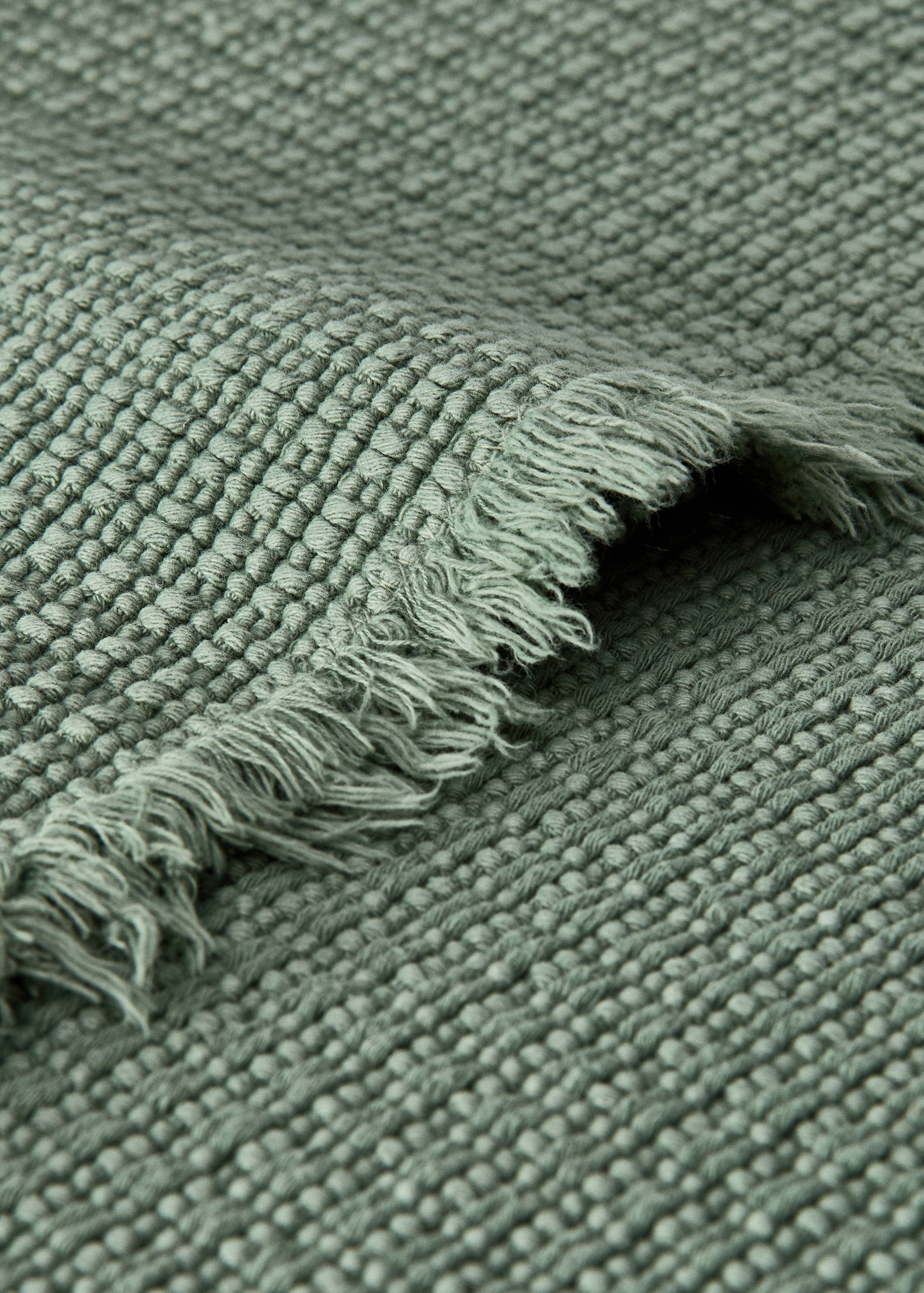 Geometric fringed bath rug - Details of the article 2