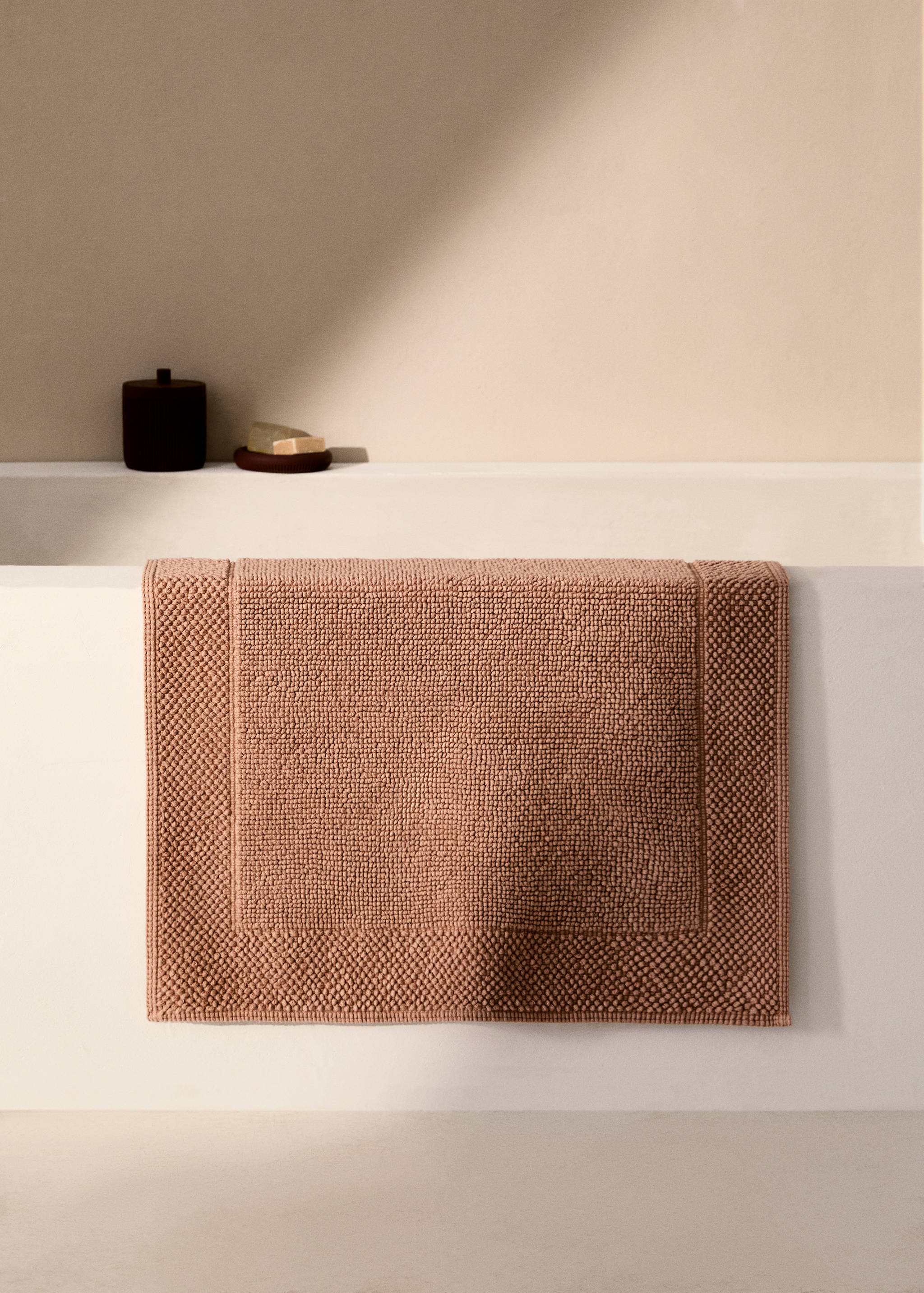 Badmat met framedessin - Overzichtstekening