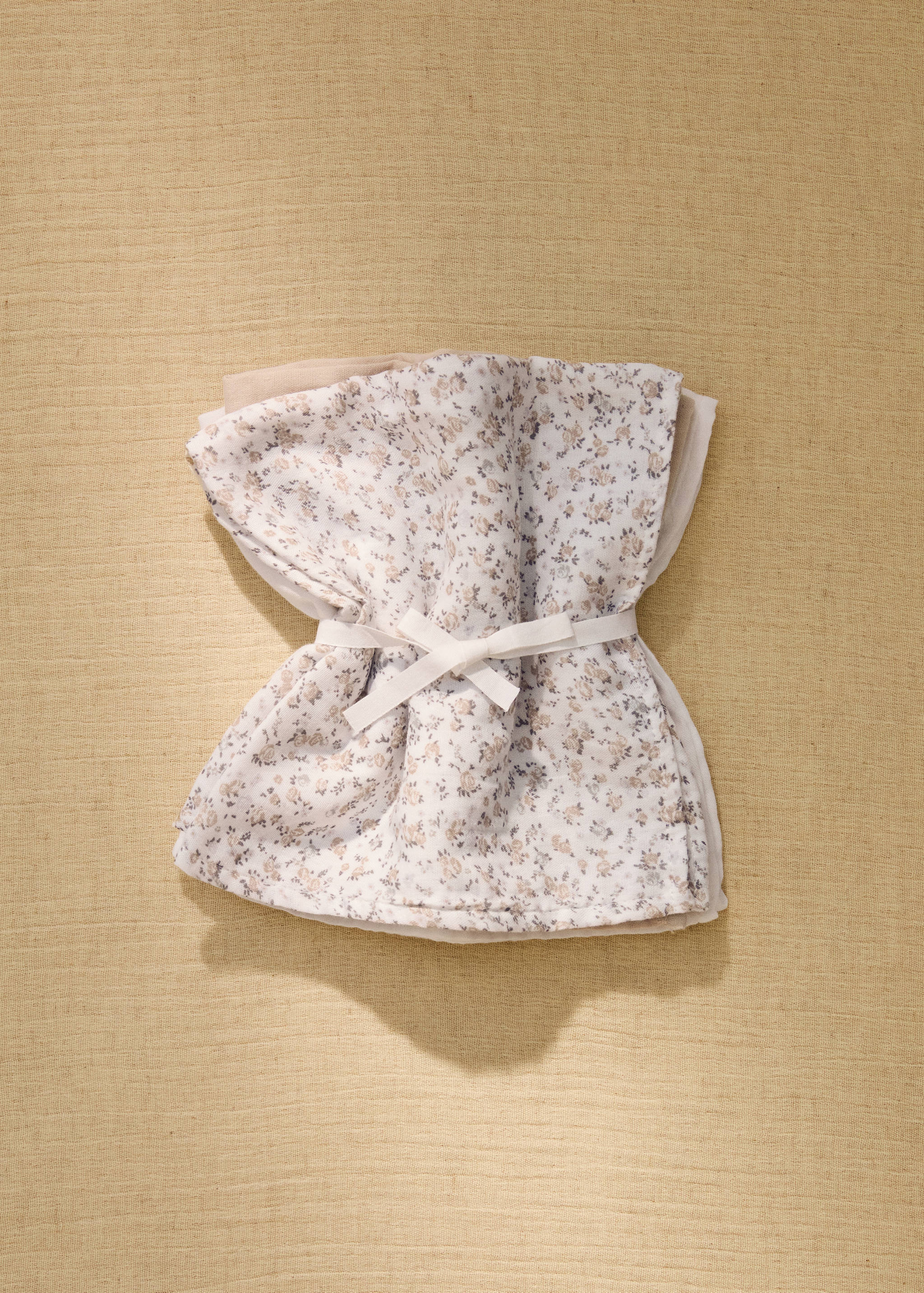 Lot lange enfant coton imprimé mini fleur - Plan général