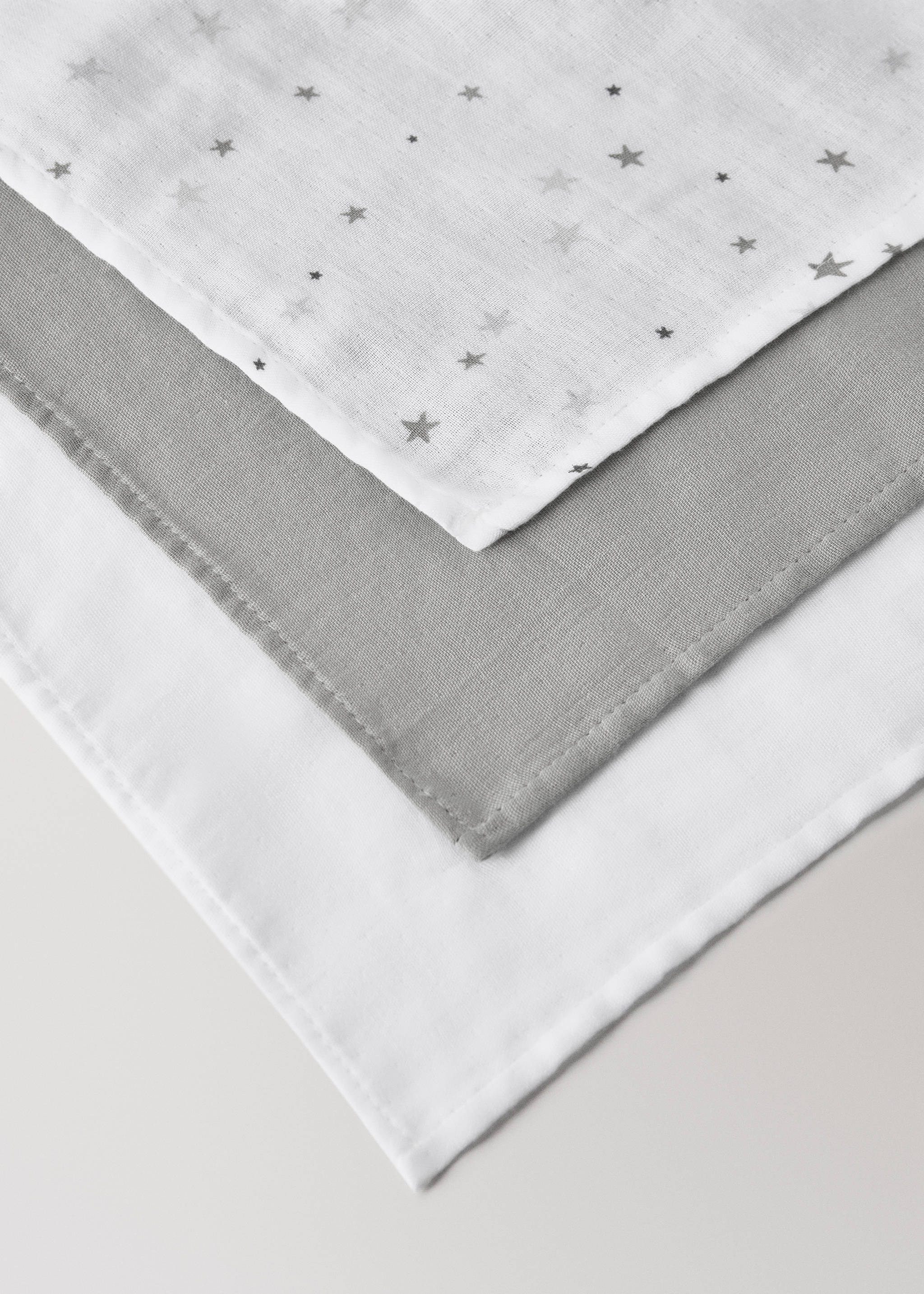 Set museline pentru copii din bumbac - Detaliu al articolului 2