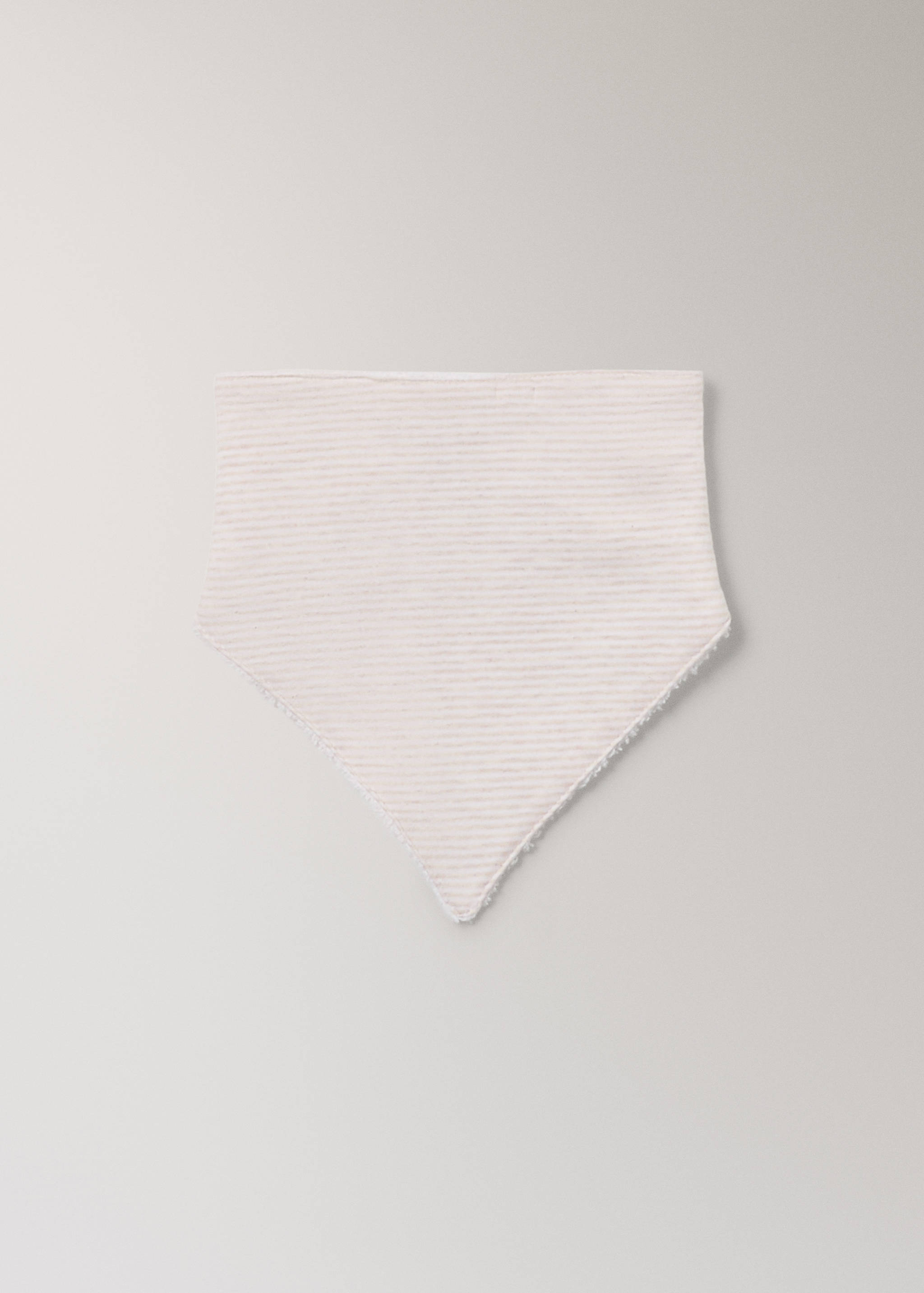 Two-tone striped bib - Article without model