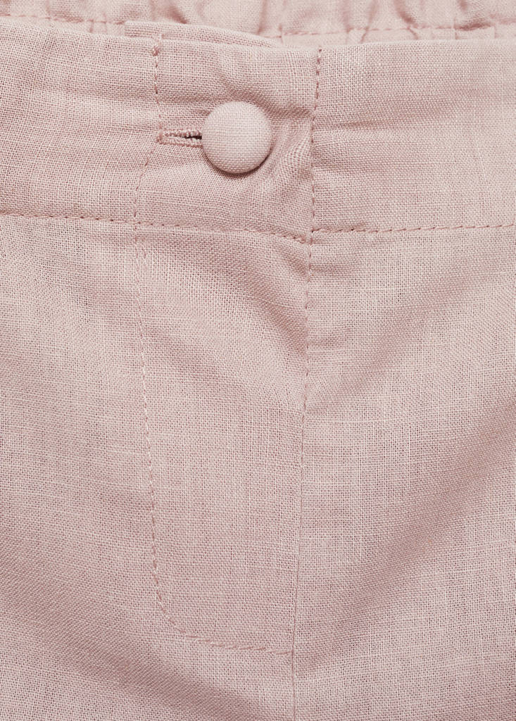 Linen-blend trousers - thumbnail 3