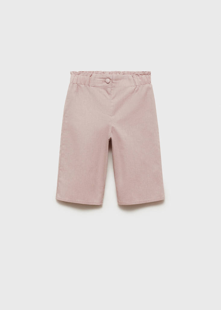 Linen-blend trousers - thumbnail 2