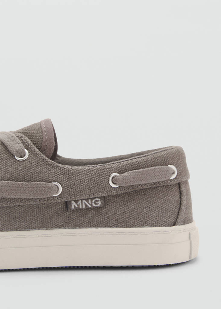 Nautical lace-up shoes — Grey