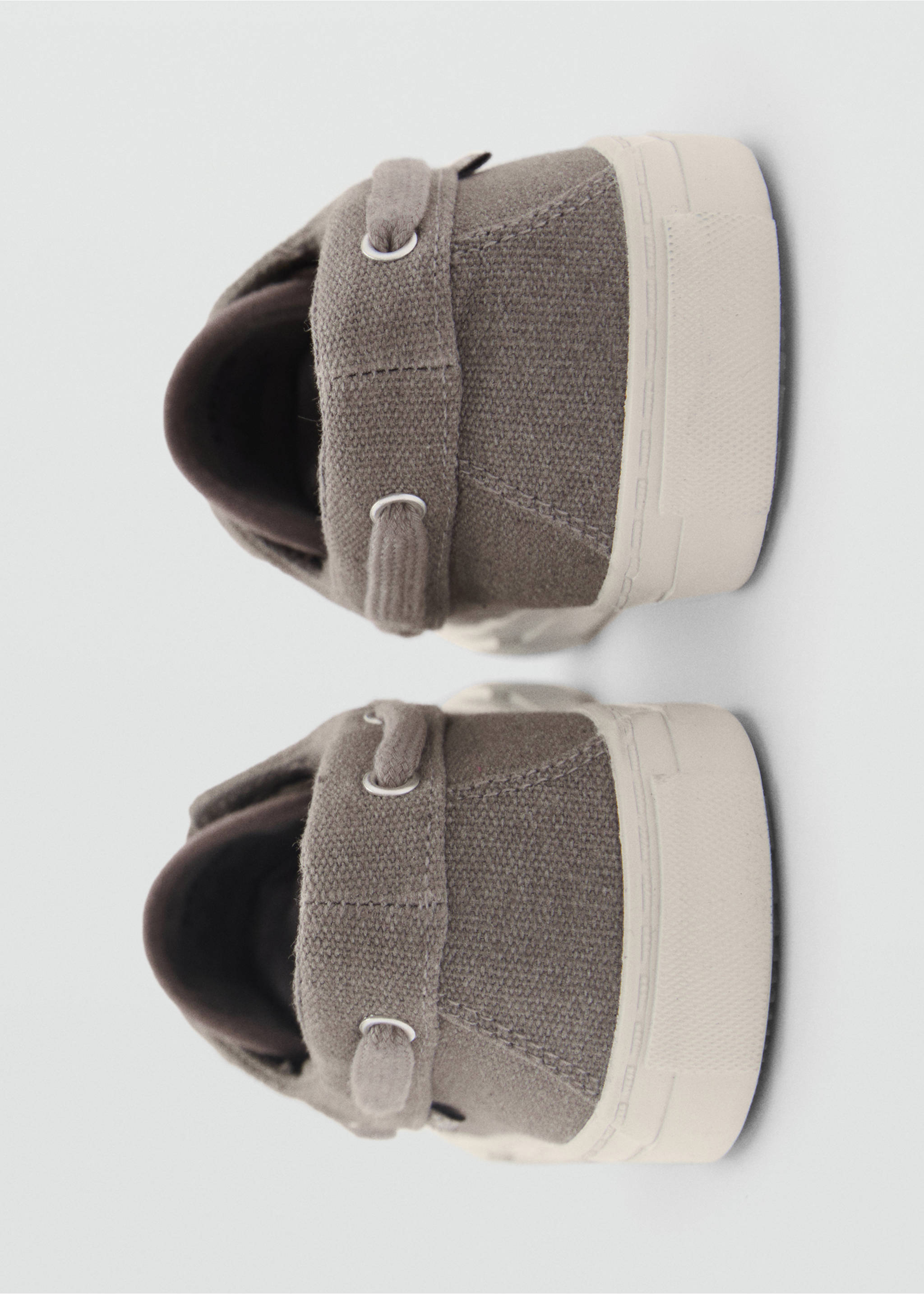 Nautical lace-up shoes - Details of the article 2, Grey. Ref: 87043639-00.