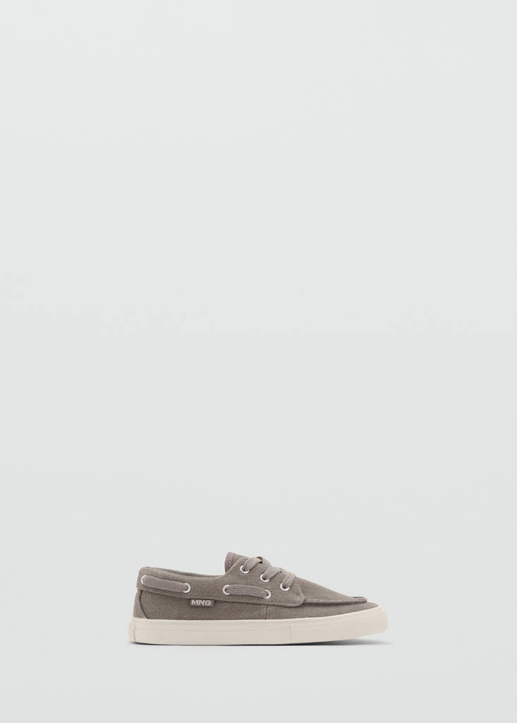 Nautical lace-up shoes — Grey