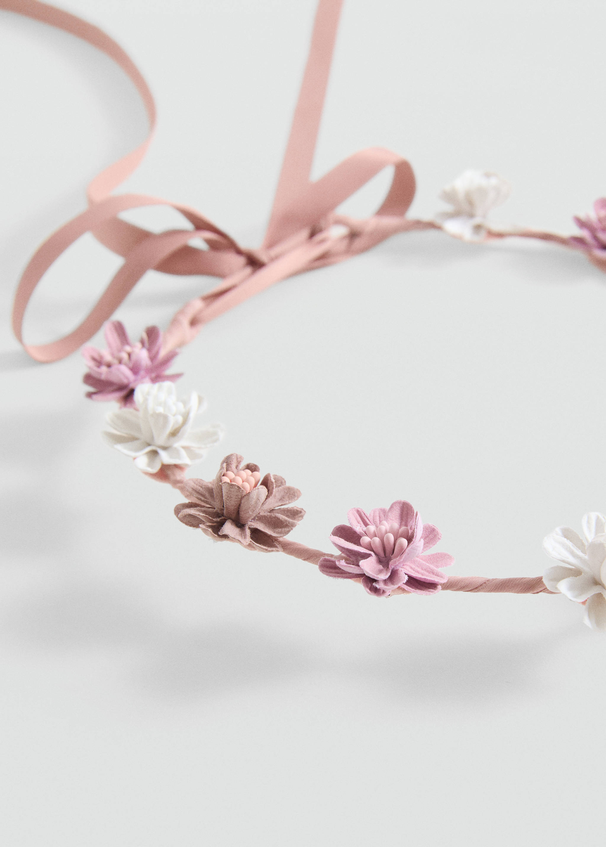 Tie closure flower hairband - Details of the article 1