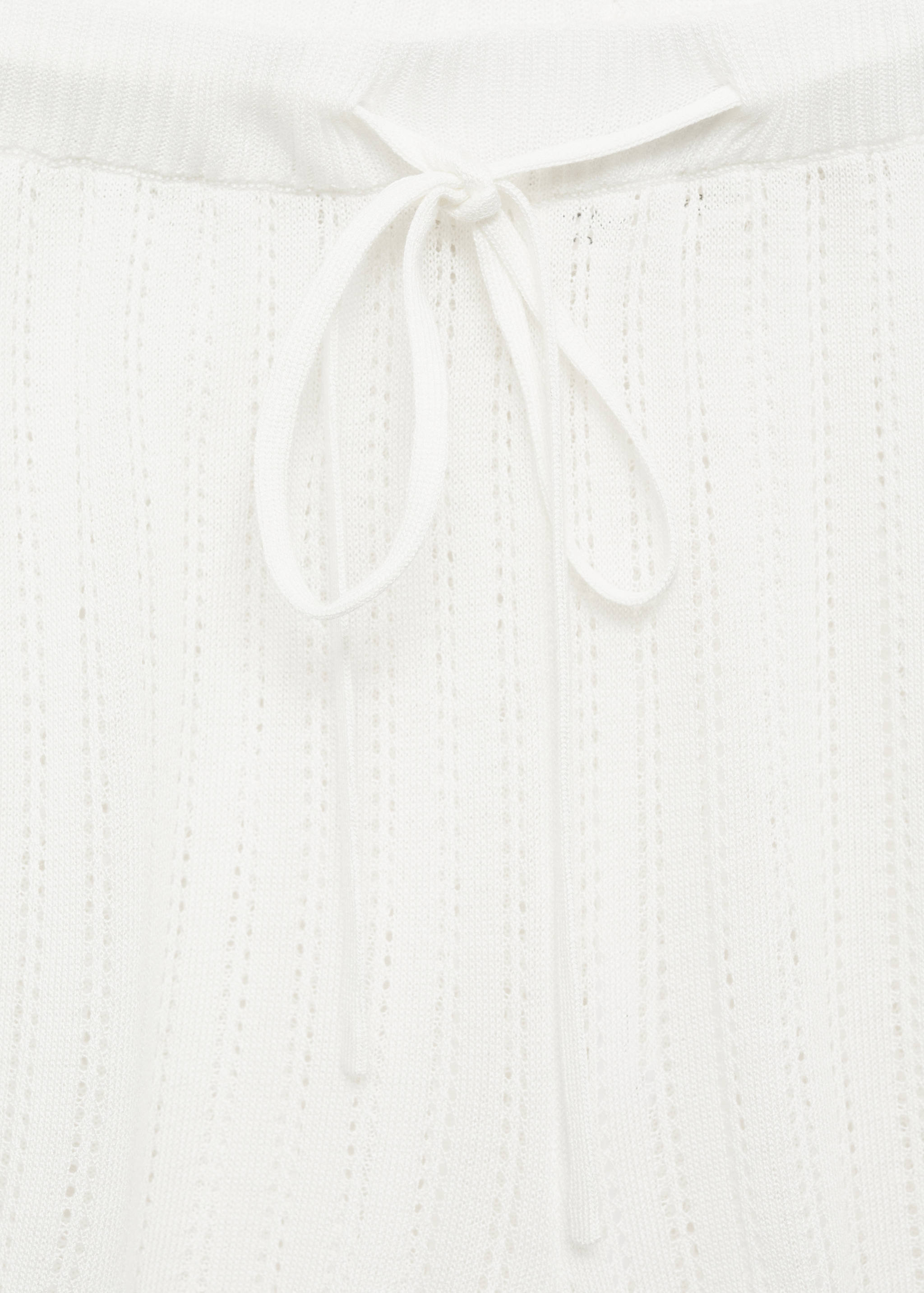 Ajur örgü detaylı pijama şort - Ürün detayı 8