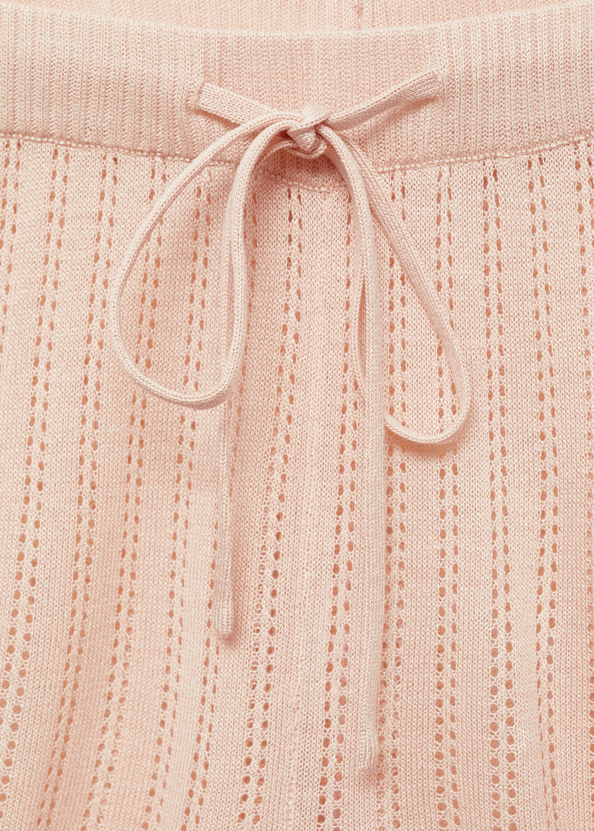 Ajur örgü detaylı pijama şort - Ürün detayı 8