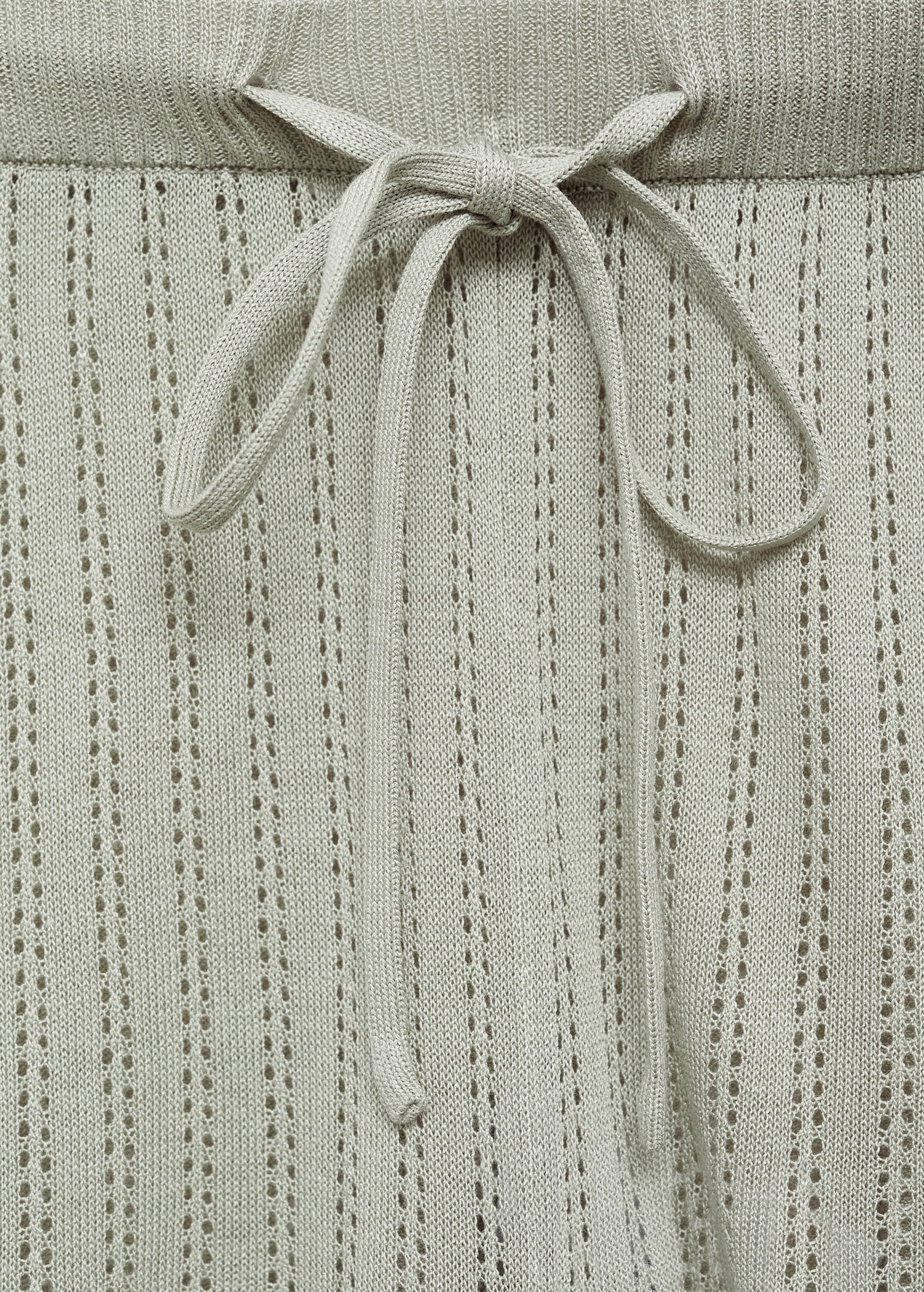 Ajur örgü detaylı pijama şort - Ürün detayı 8