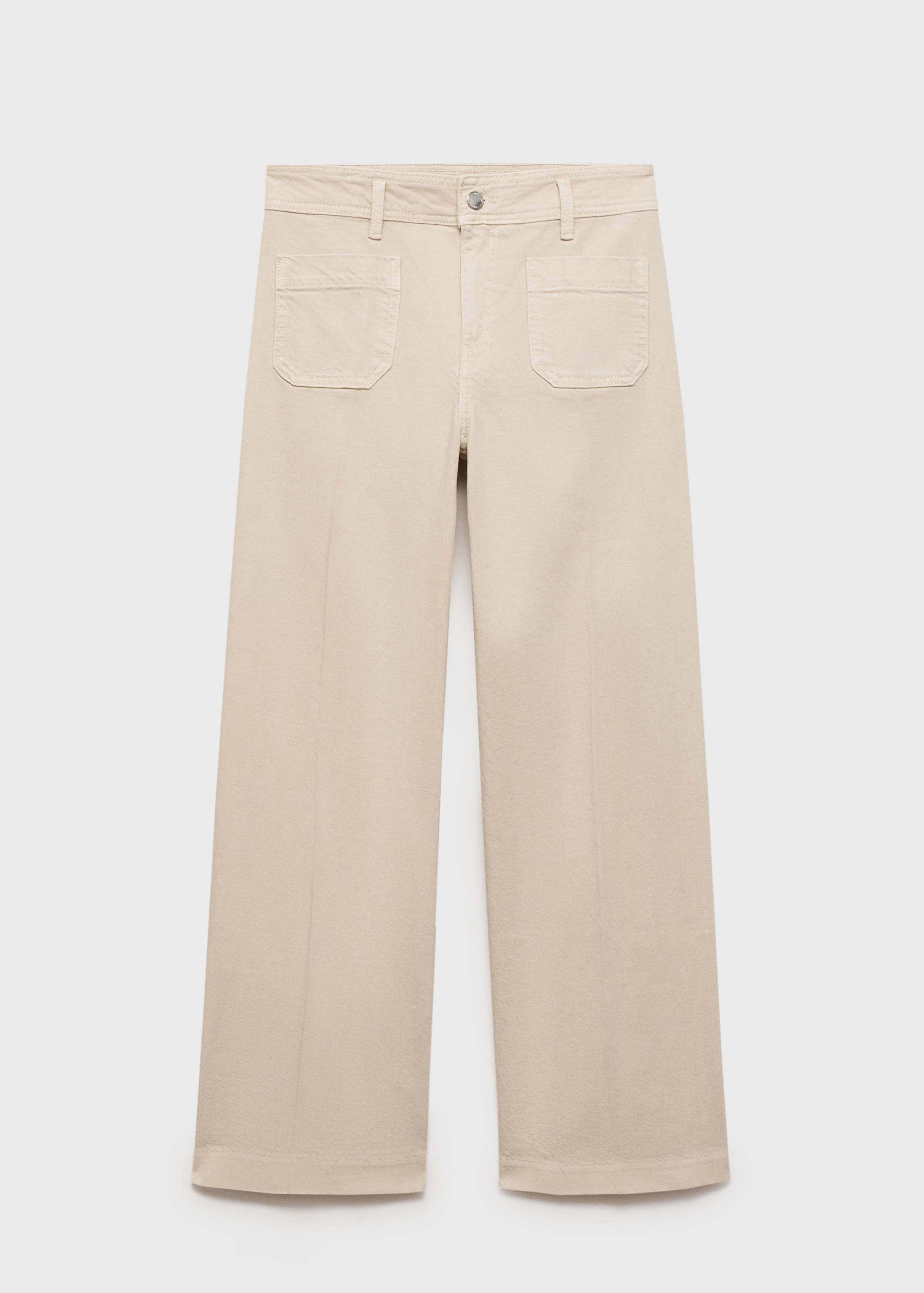 Wide leg jeans with pockets - Article without model