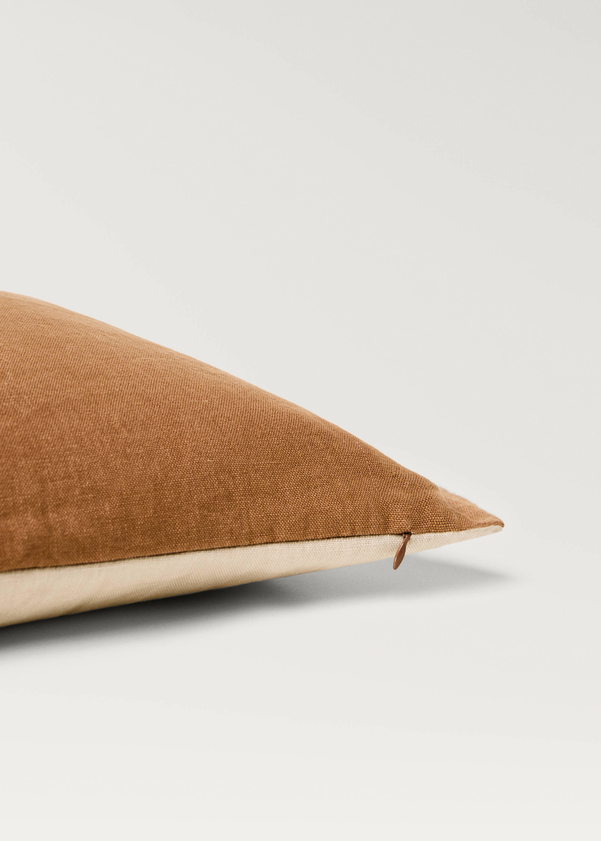 Two-tone linen cushion cover 40x60cm - Details of the article 2