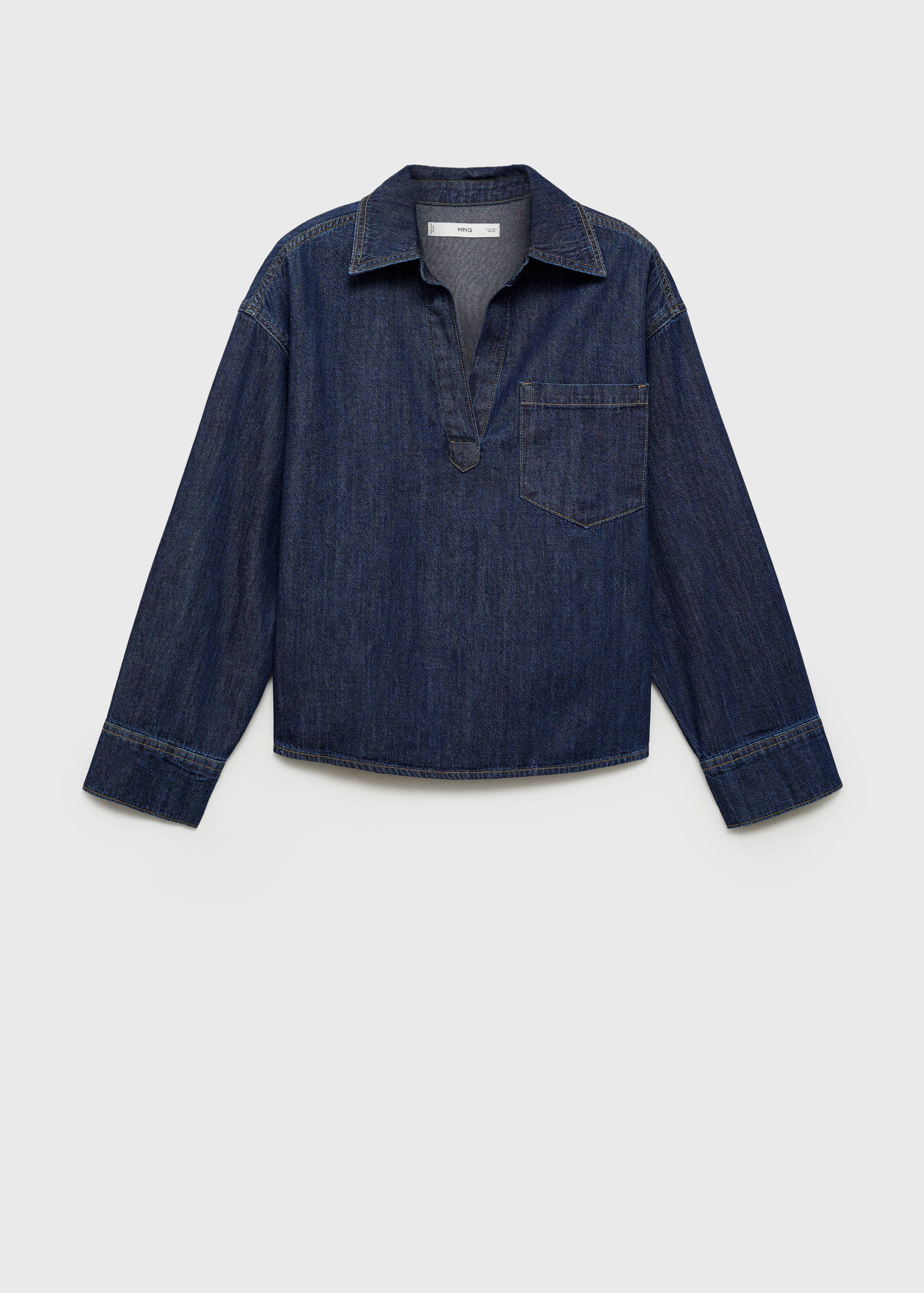 Blusa vaquera algodón - Artículo sin modelo